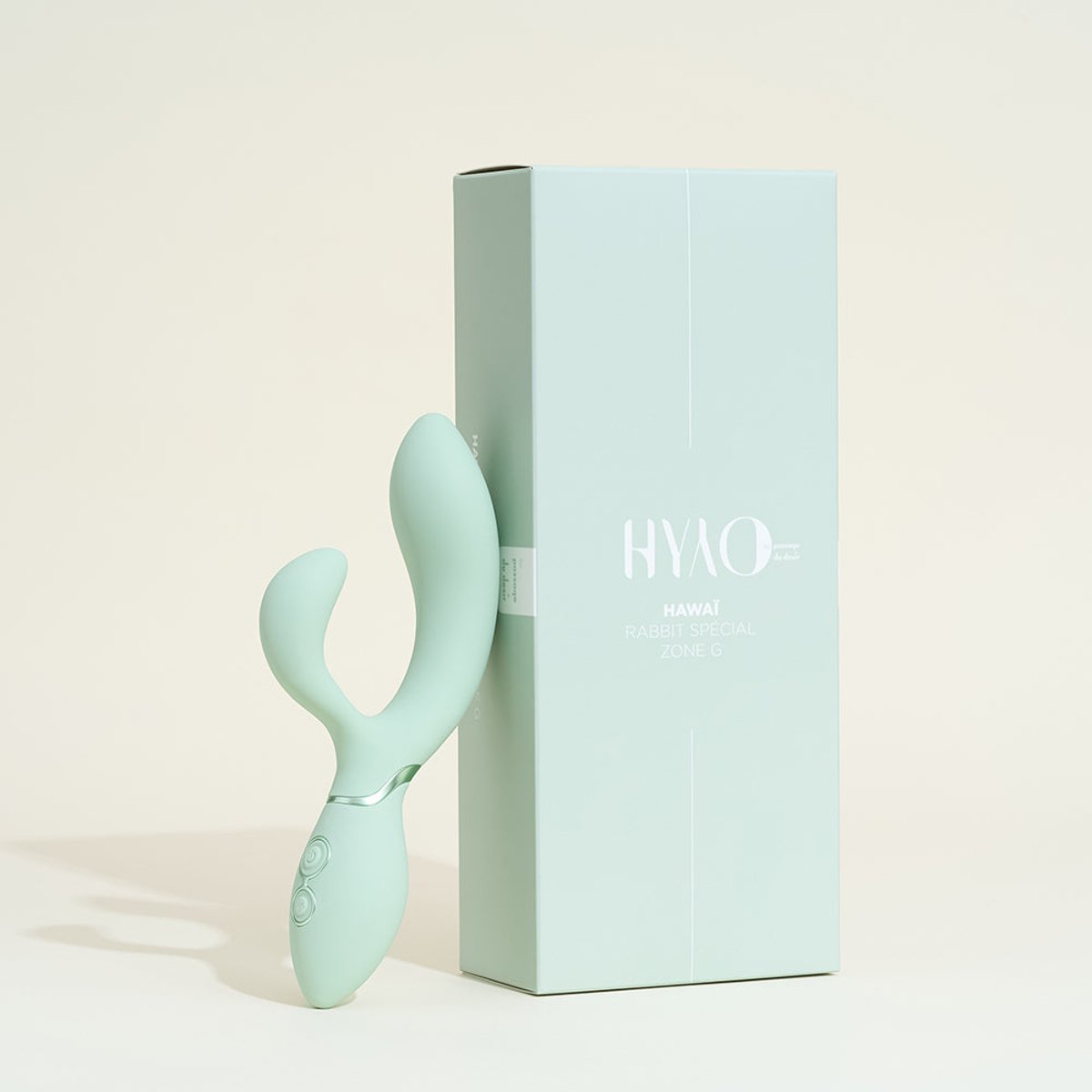 Vibromasseur Rabbit spécial zone G Hawaï vert, HYYO