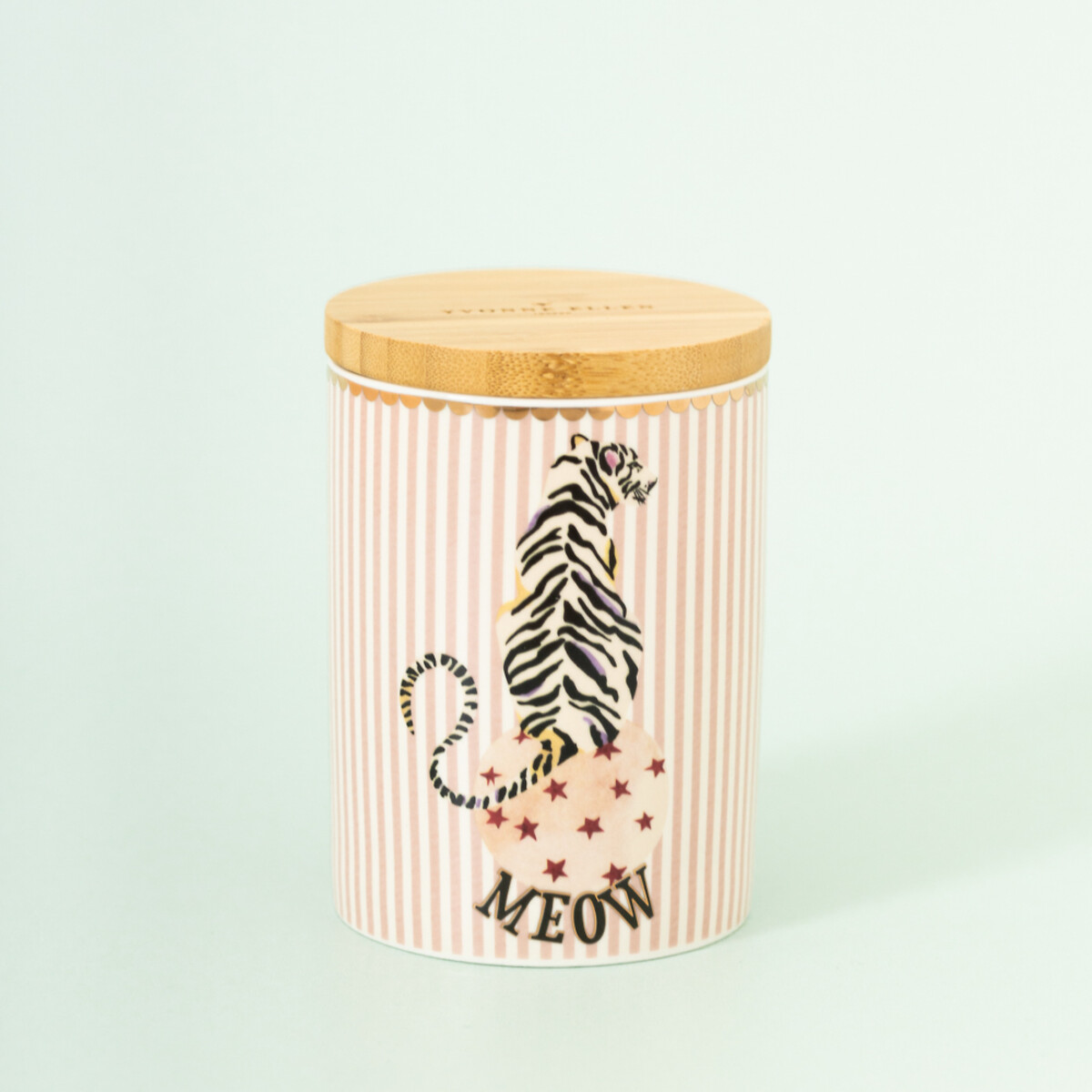 "Meow" Medium Tiger Storage Jar multi-coloured, YVONNE ELLEN