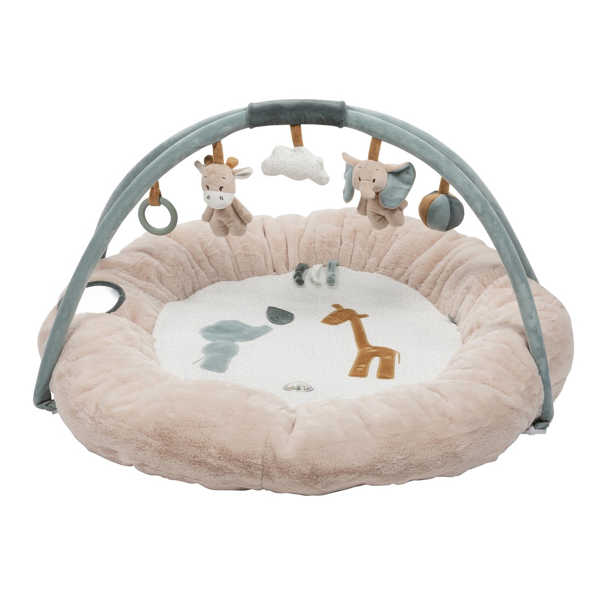 Tapis d'éveil pouf avec arches Luna & Axel luna, NATTOU