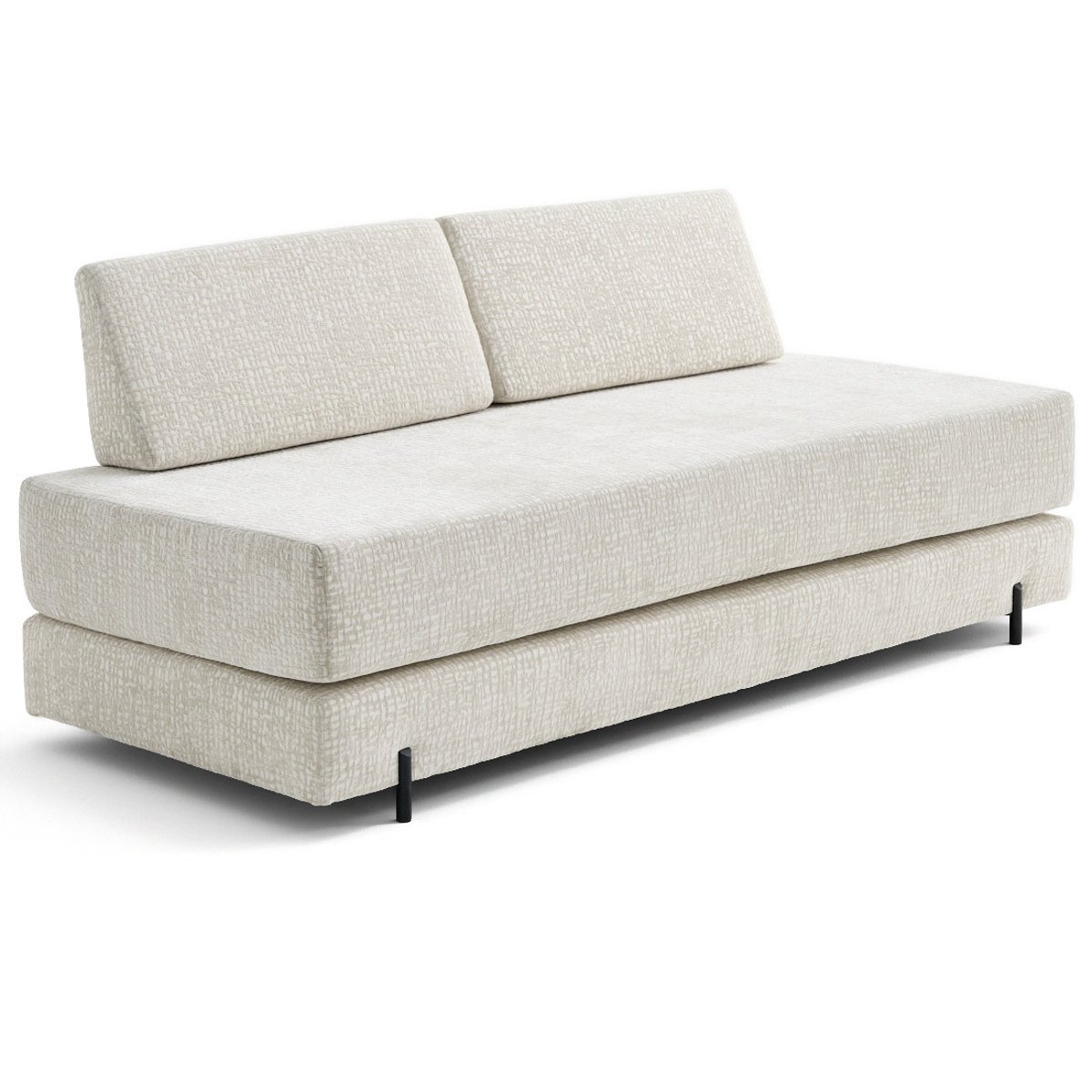 Canapé Convertible 3 places - BRESCIA ecru, BEST MOBILIER