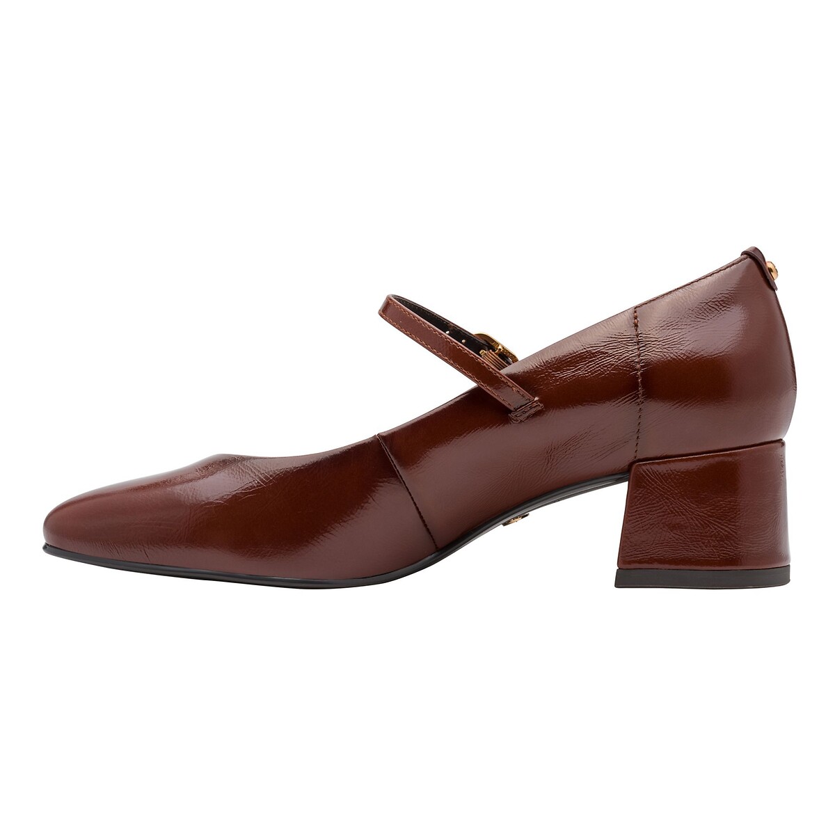 Baby-Ballerinas mit Absätzen, Leder cognac, TAMARIS