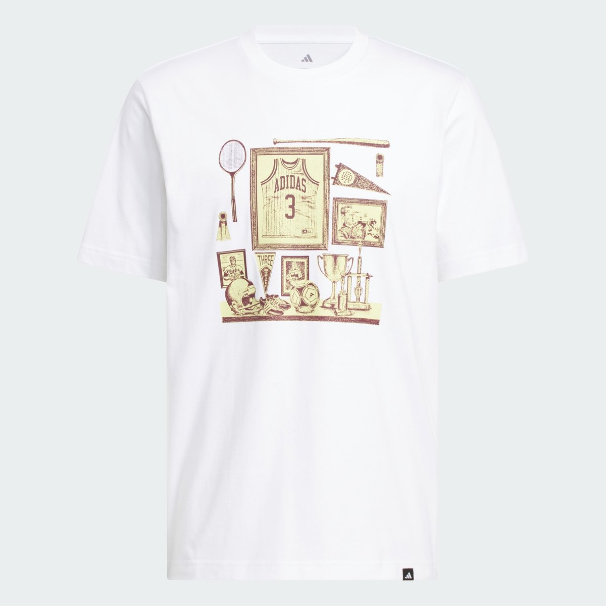 T-Shirt Graphique Sports Bar Memorabilia T-Shirt Graphique Sports Bar Memorabilia white, ADIDAS SPORTSWEAR