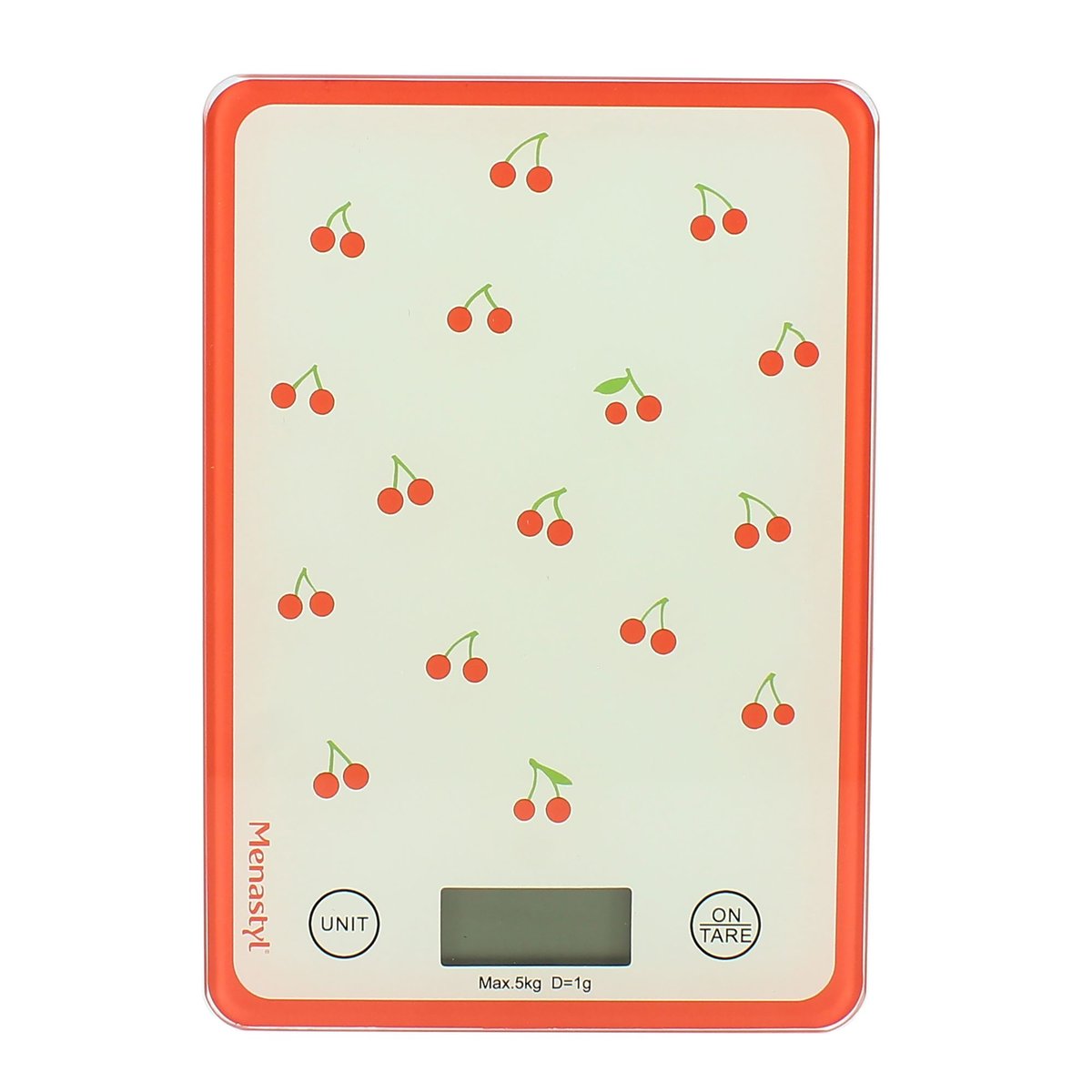 Balance de cuisine 5kg, CERISE cerise, MENASTYL