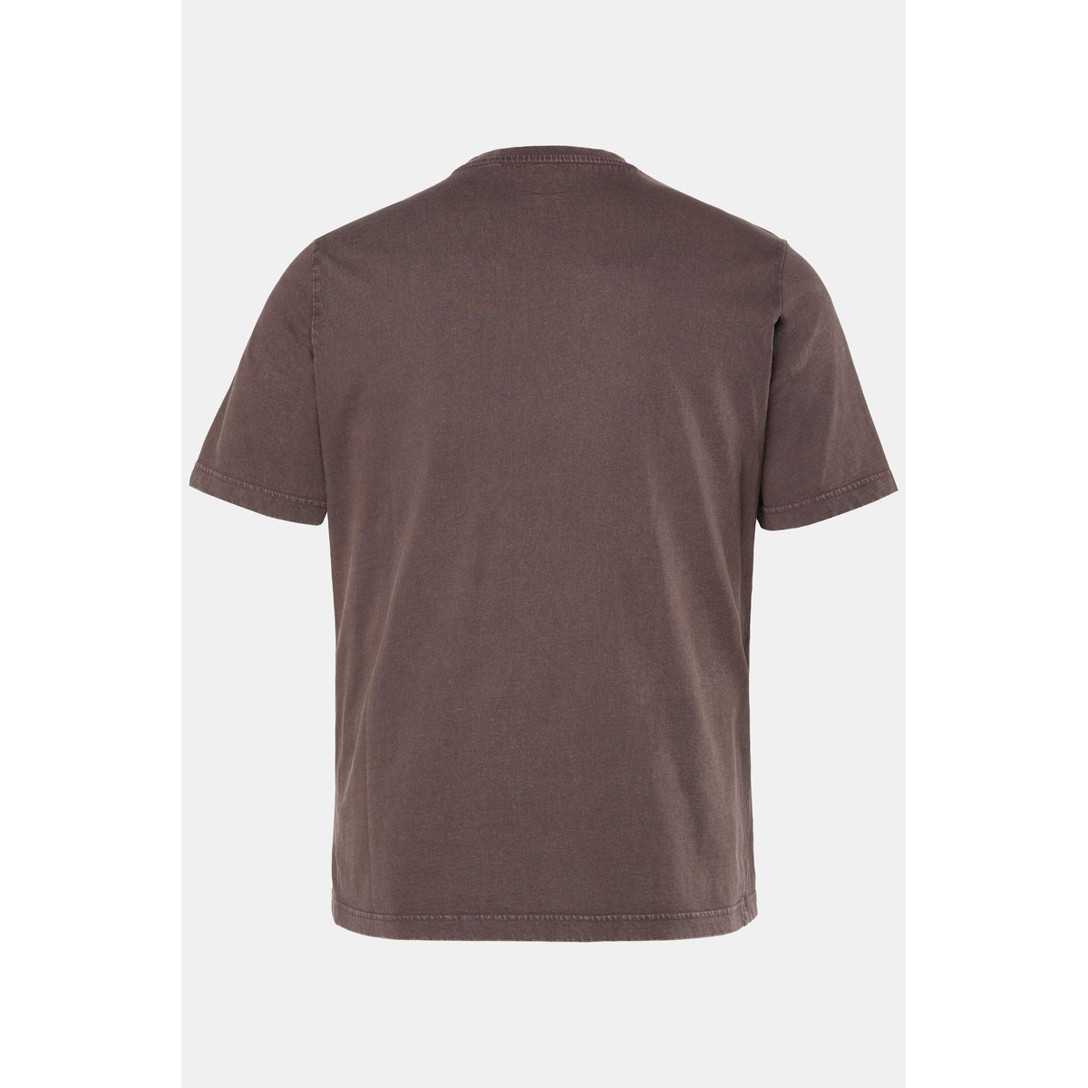 T-shirt, manches courtes et imprimé poitrine marron foncé, JP1880
