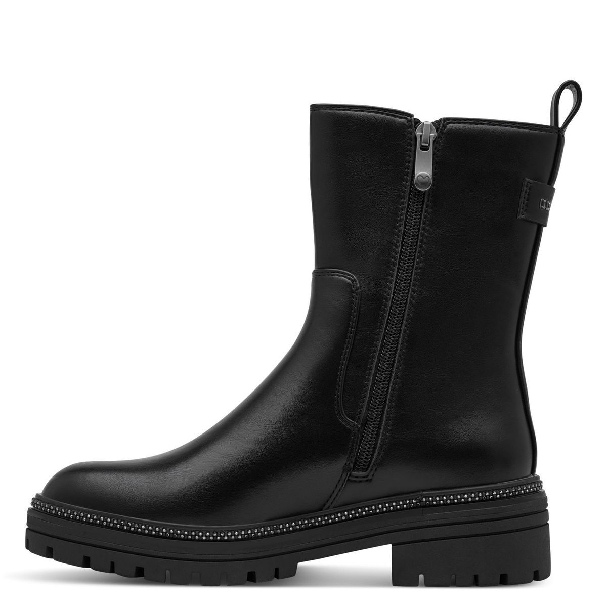 Bottine Chelsea talon bloc noir, MARCO TOZZI