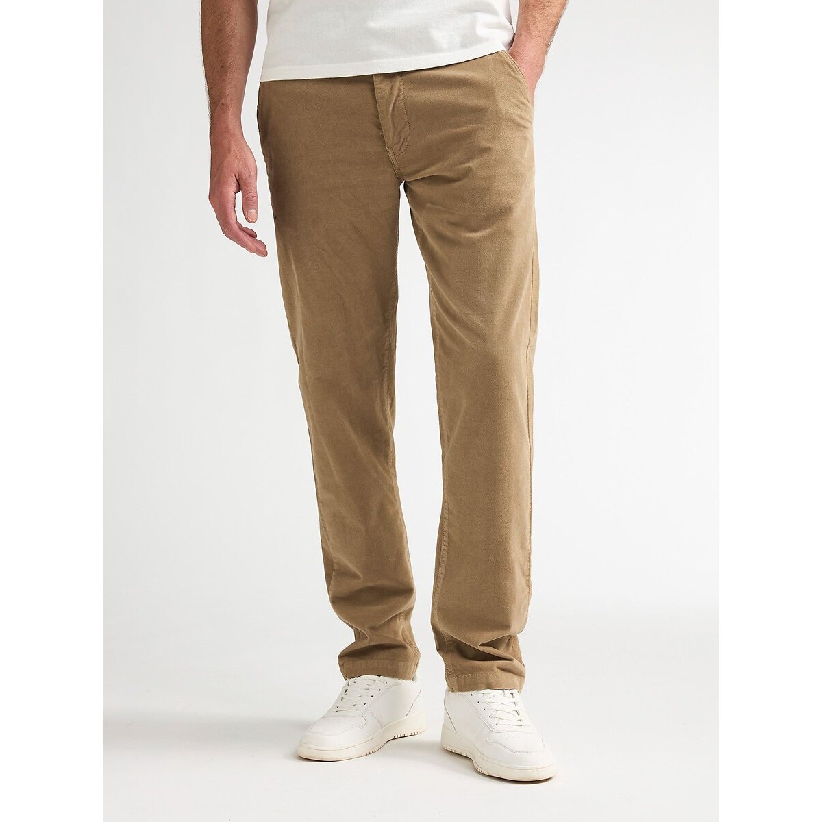 Pantalon chino en velours camel, PETROL INDUSTRIES