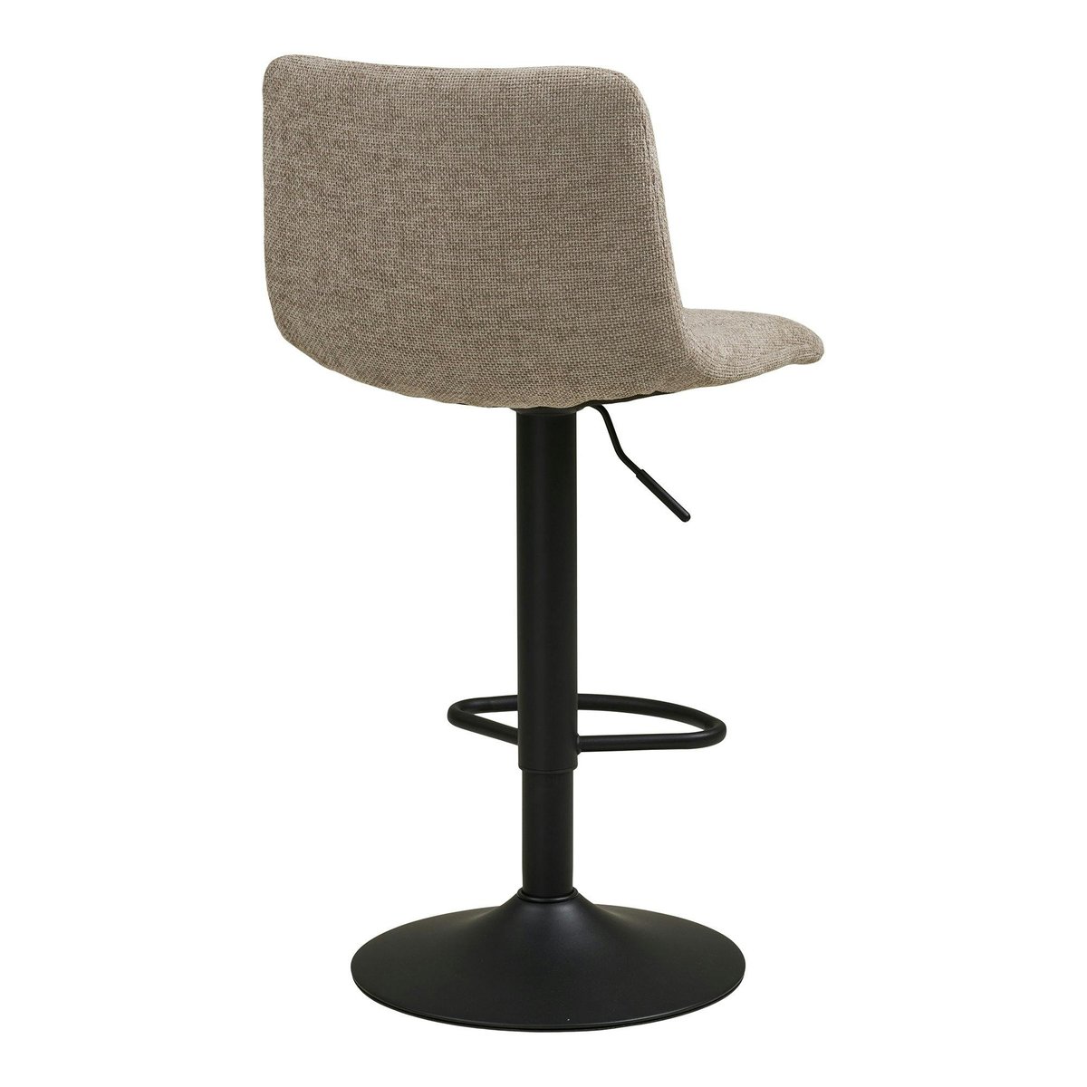 Tabouret de bar en velours (lot de 2) SAVONE gris, PIER IMPORT