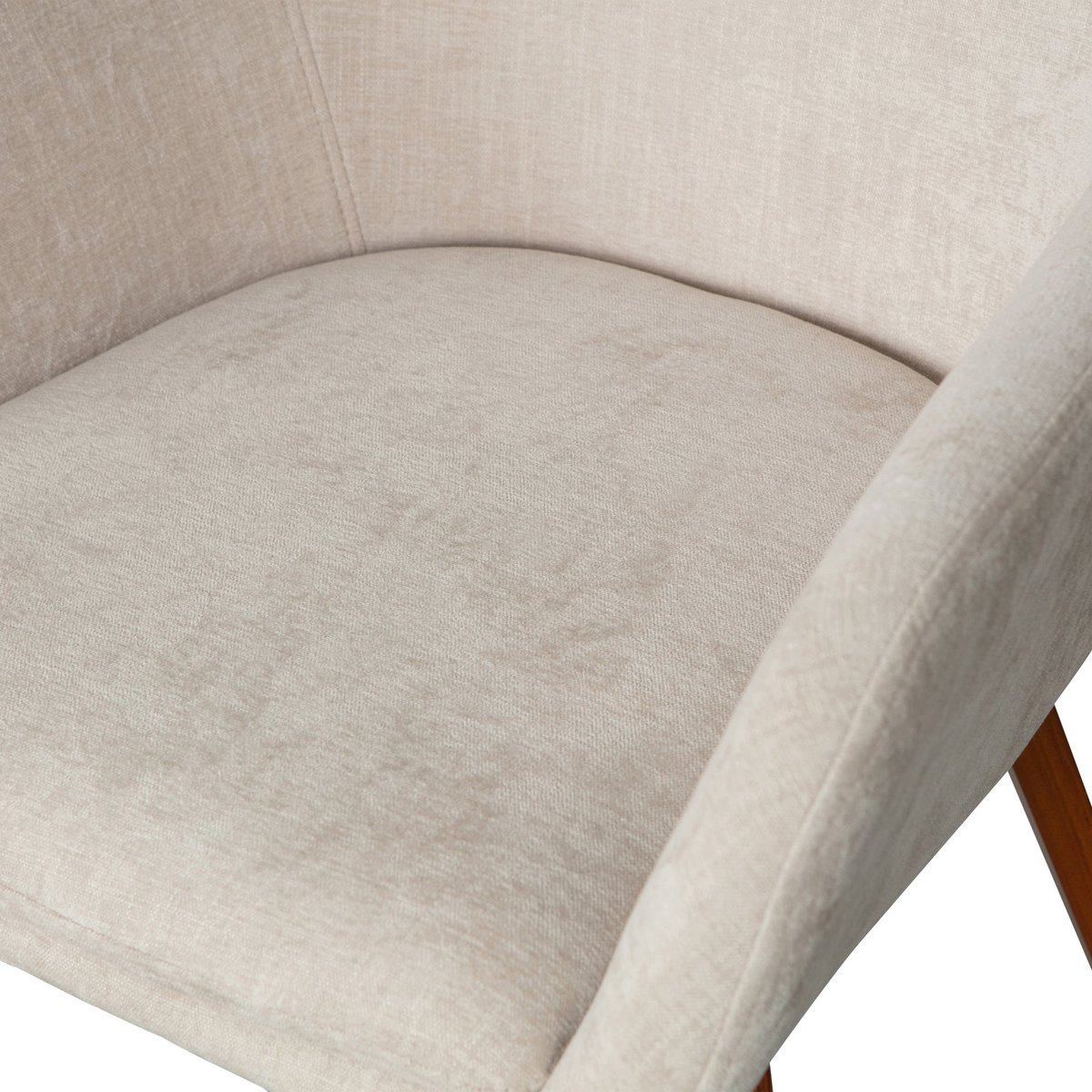 Chaises de table velours BASE sand, VTWONEN