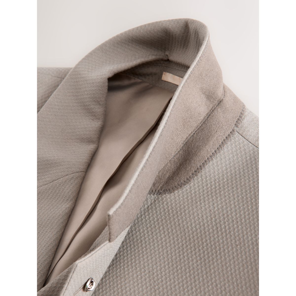 Veste de costume croisée avec broche gris, NEXT