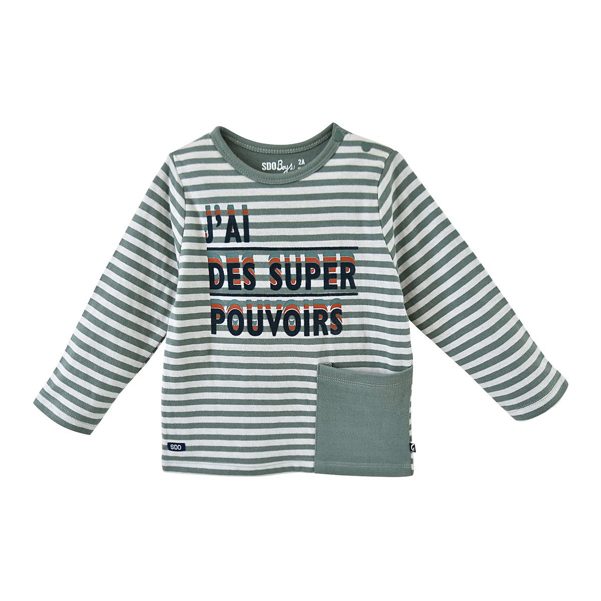 Tee shirt a poche djuliann blanc, SUCRE D'ORGE