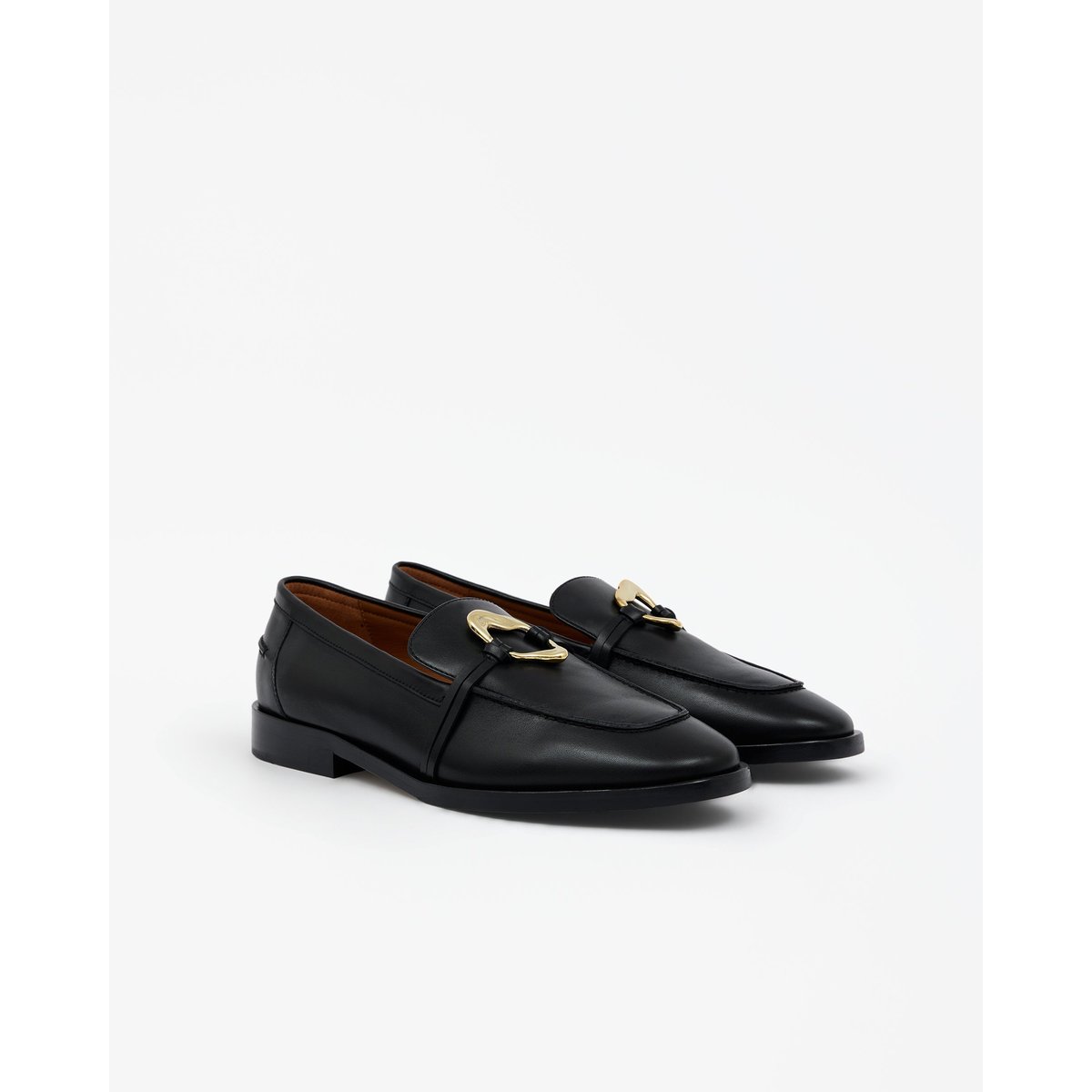 Mocassins à bijou doré LUCIANO MELT noir, MI MAI