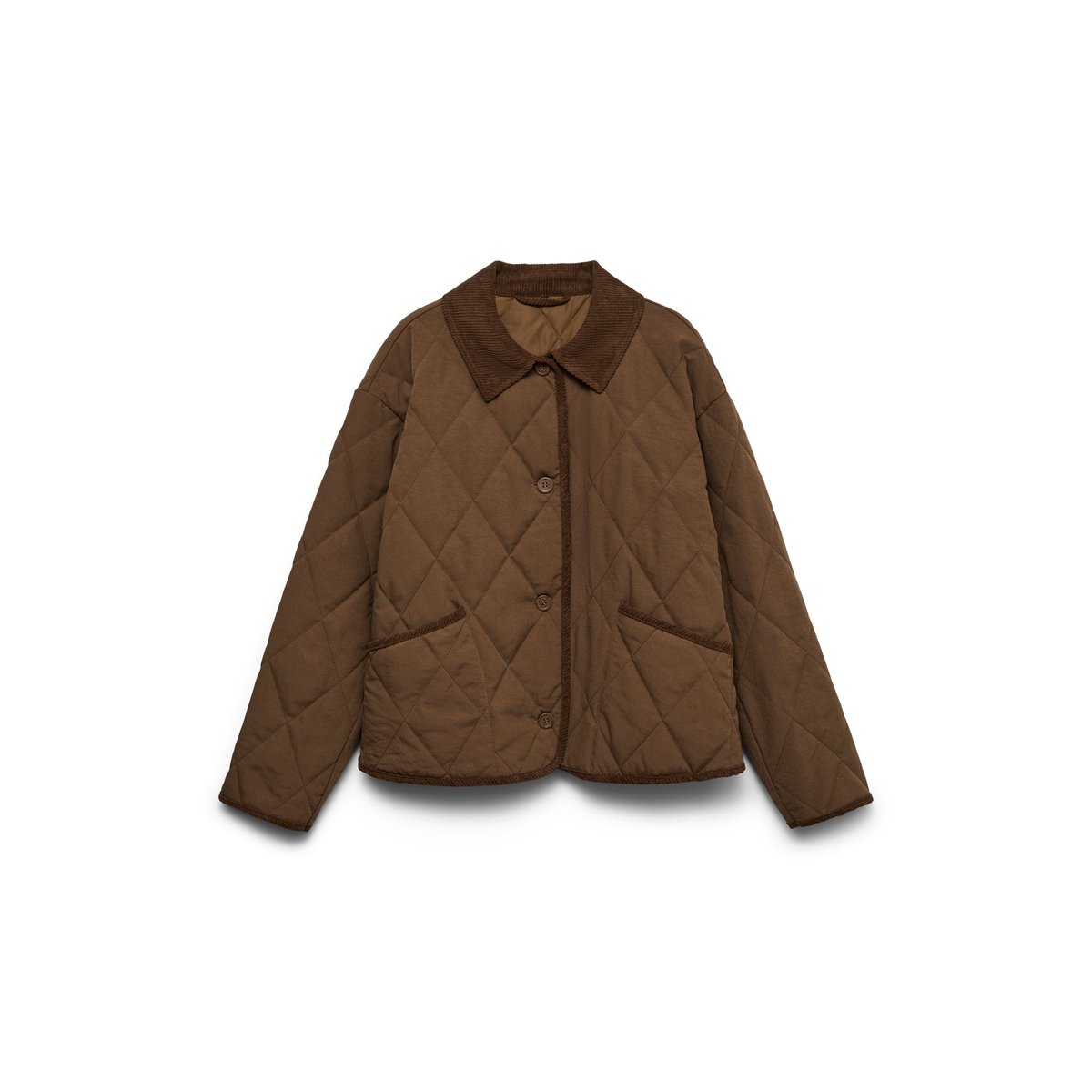 Veste Matelassée dark earth, VERO MODA