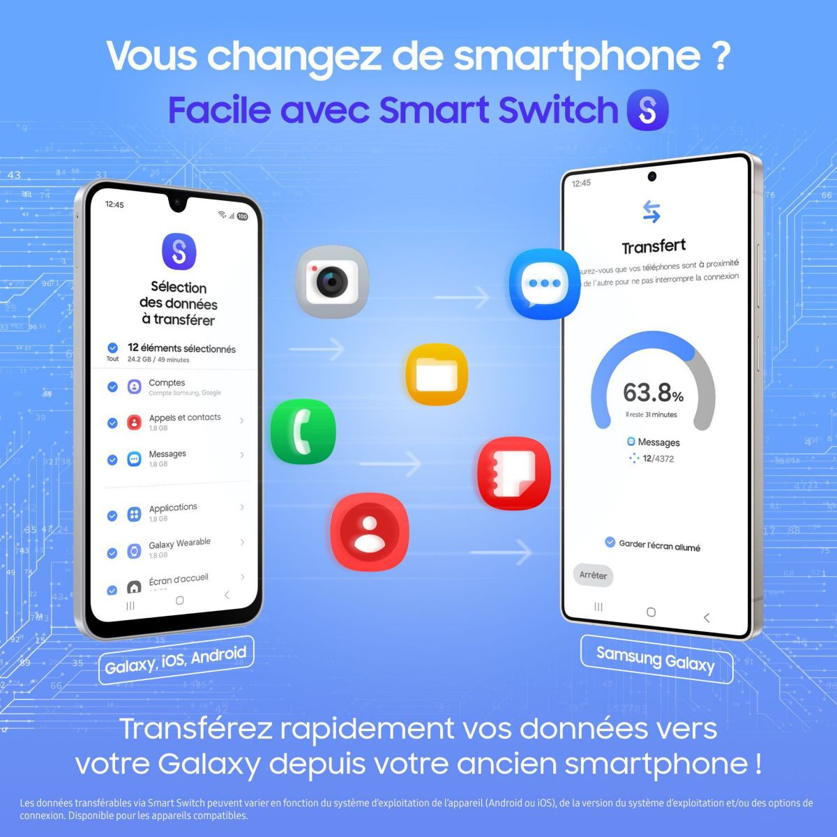 Smartphone Pack S26 5G 256Go Noir + Enceinte portable JBL Flip7 couleur unique, SAMSUNG