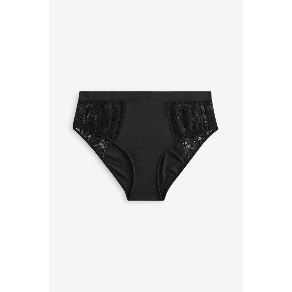 Culotte en dentelle et modal, lot de 3 noir, NEXT
