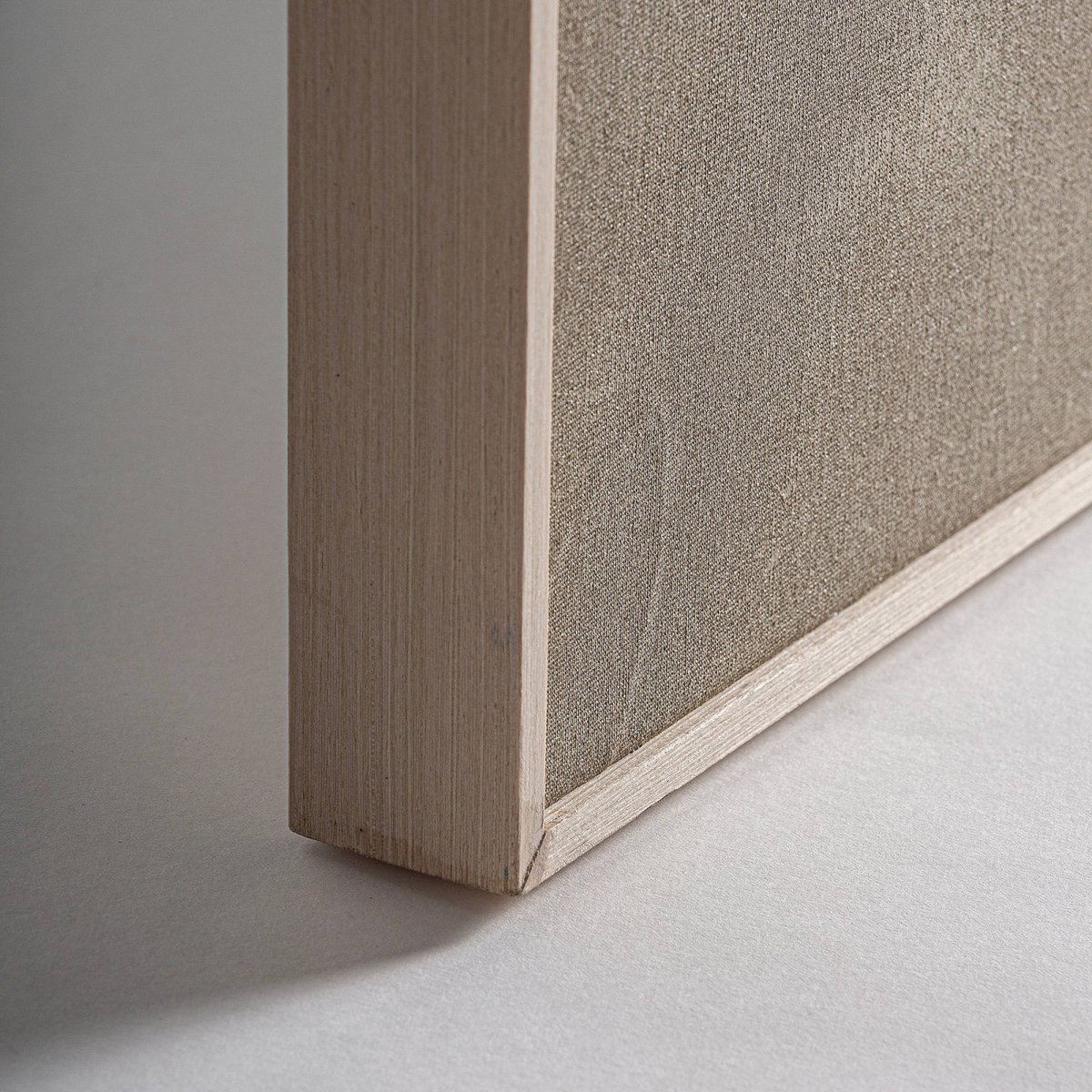 Toile abstraite en relief beige et tons bruns, RECOLLECTION