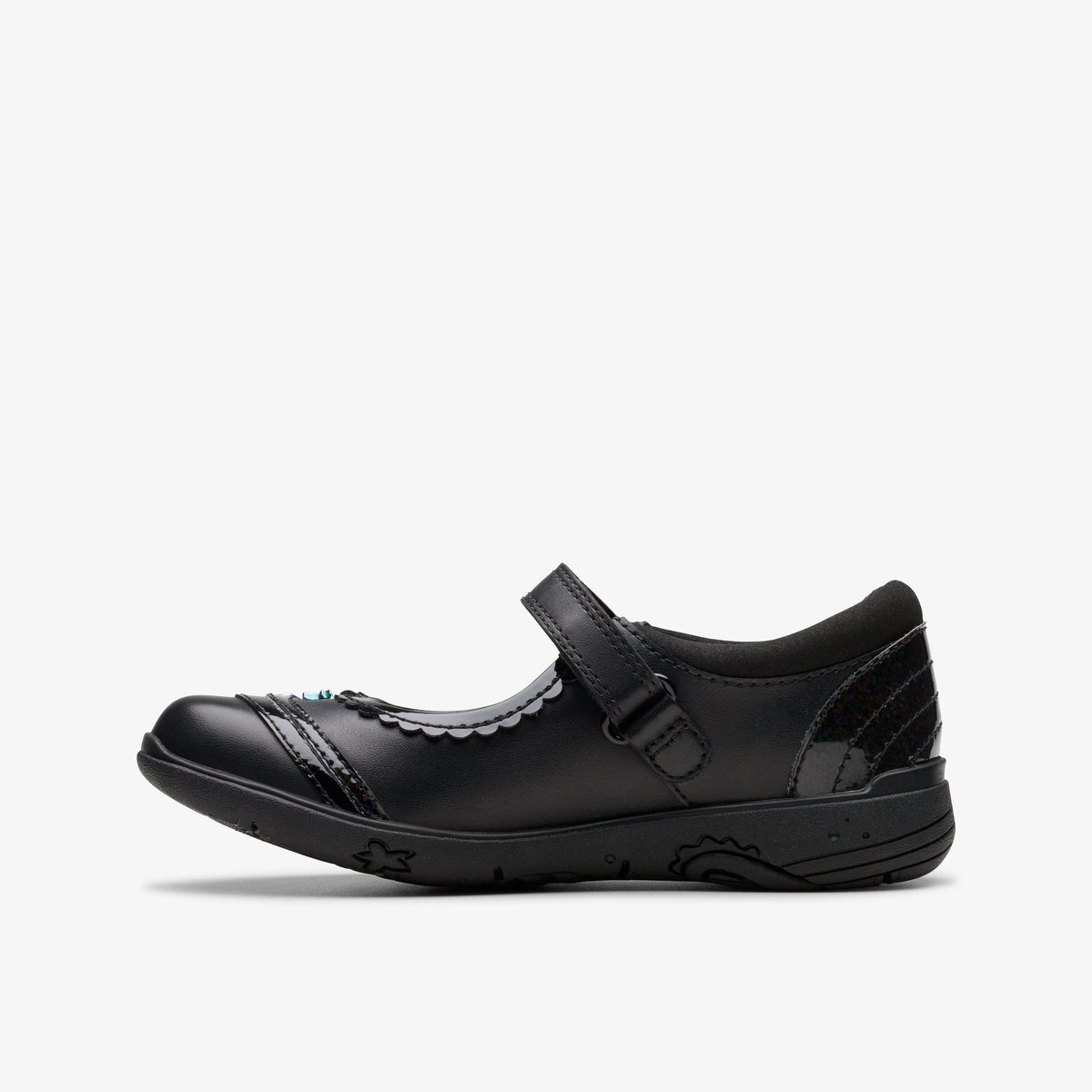 Ballerines Cuir RELDA SPARK K noir, CLARKS