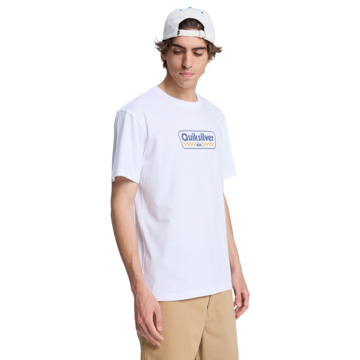 T-Shirt à manches courtes EV STARTING GRID blanc white, QUIKSILVER