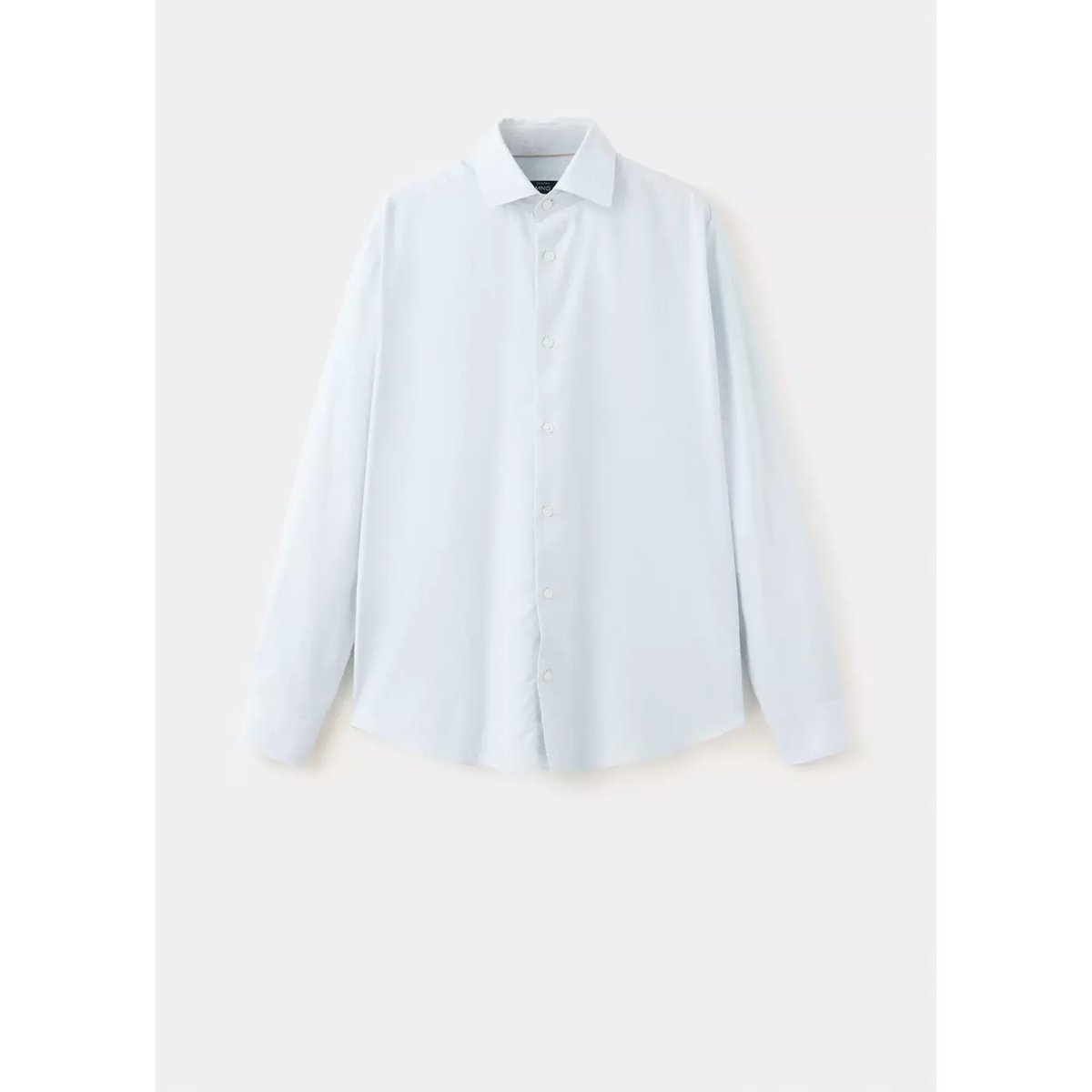 Chemise 100 % coton slim-fit blanc, MANGO MAN