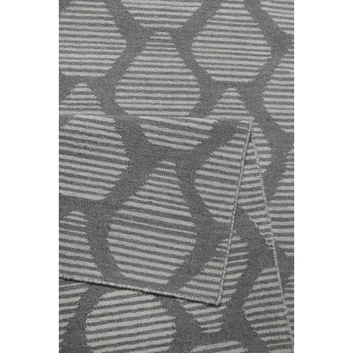 Tapis kilim en laine tisssé main ,  RAINNS KELIM gris, ESPRIT