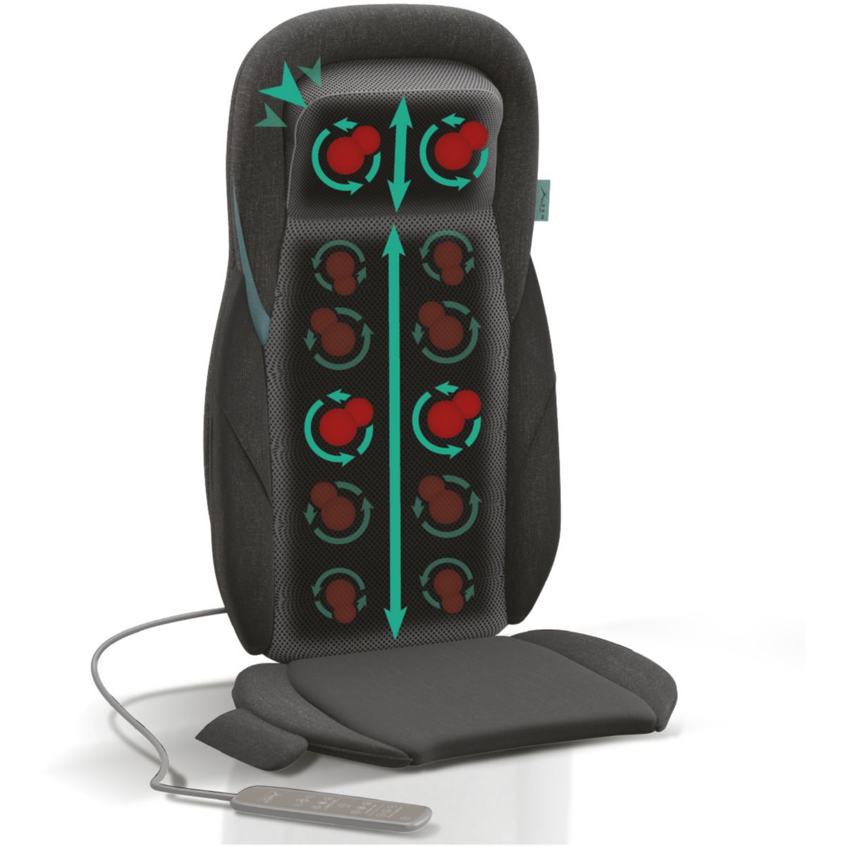 Siège de massage 4 mains couleur unique, ZEN