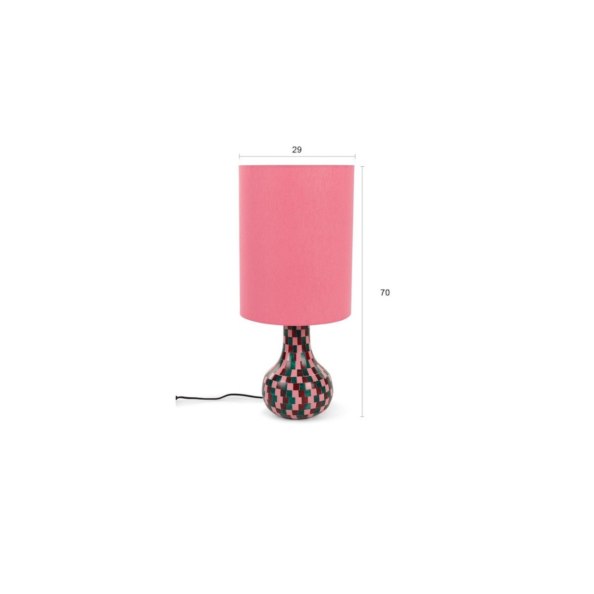 Lampe à poser - DON'T BE AFRAID OF COLOUR rose, ZUIVER