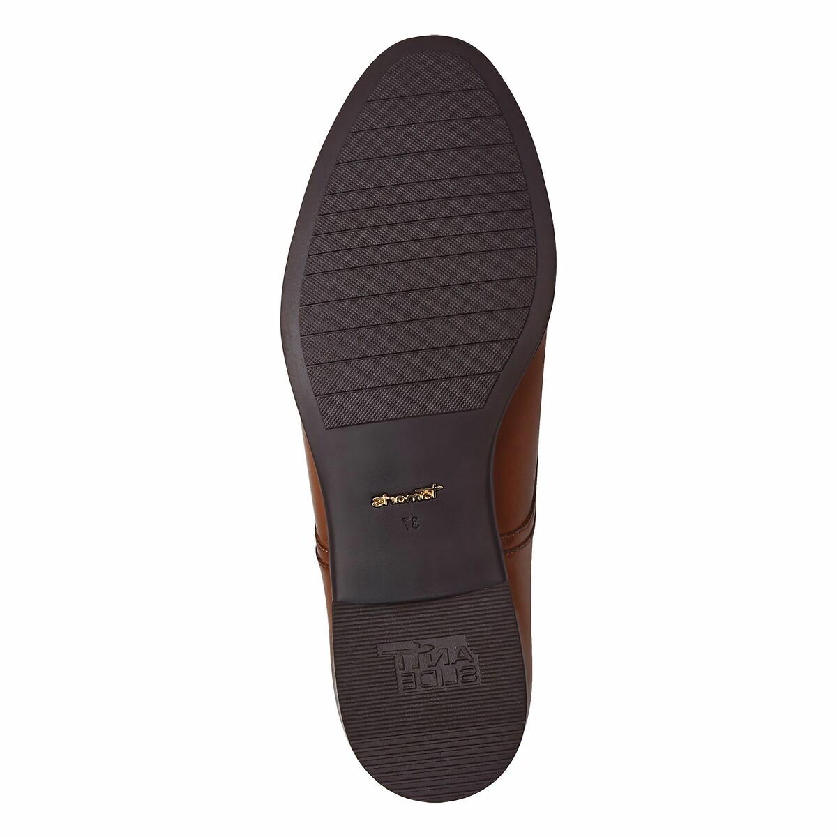 Derbies en cuir cognac, TAMARIS