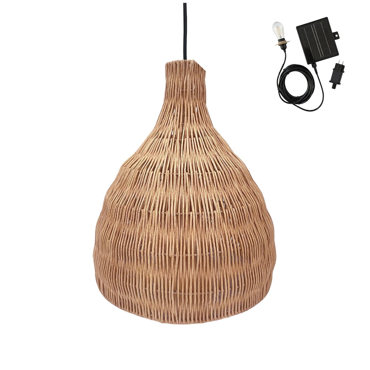 Suspension solaire BELLA SOLAR beige, LUMISKY