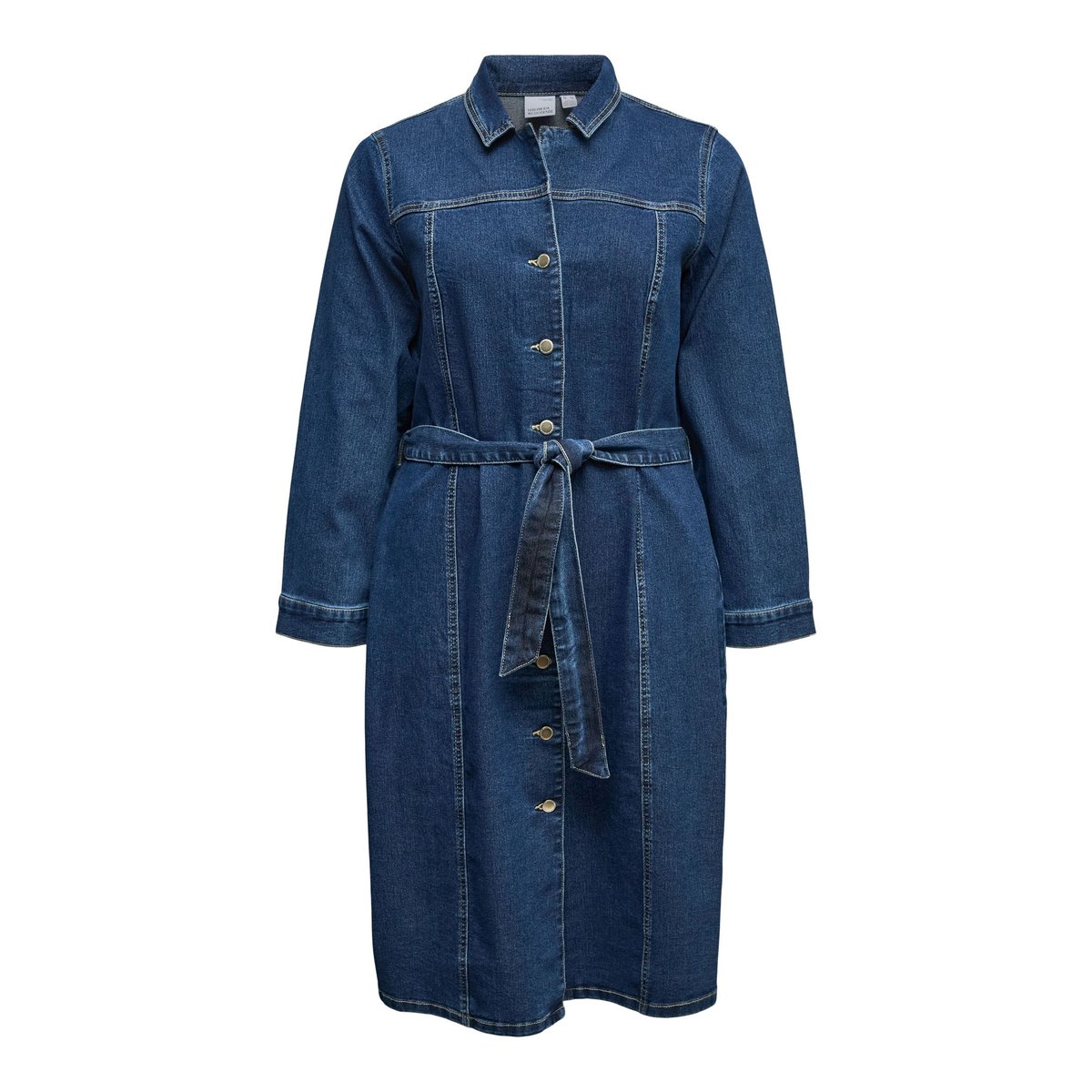 Robe En Denim dark blue denim, VERO MODA