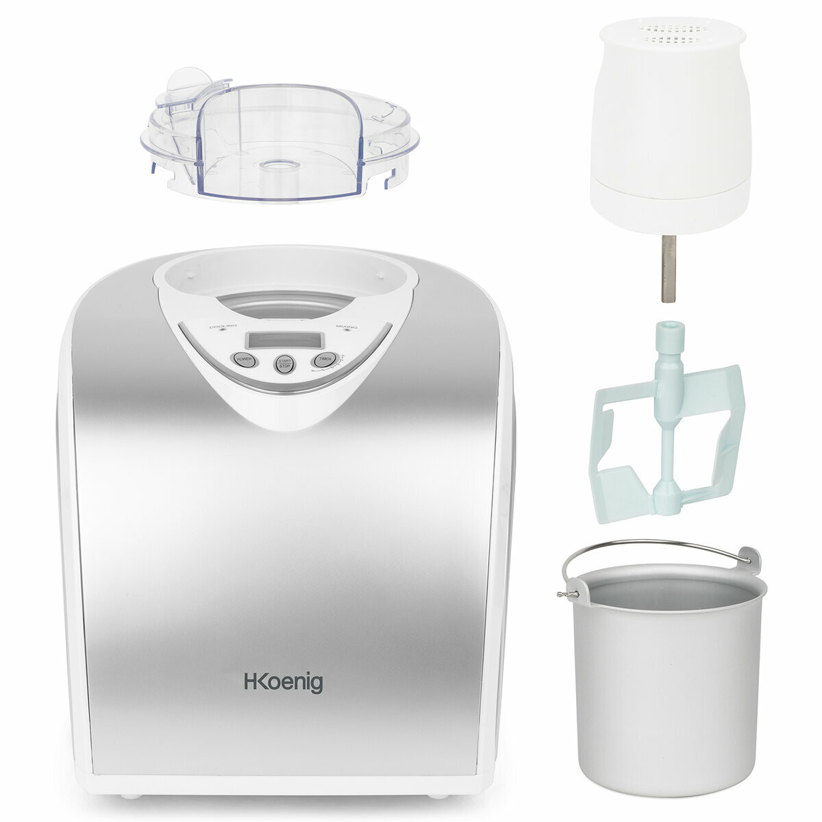turbine à glace - hf180 inox, H.KOENIG