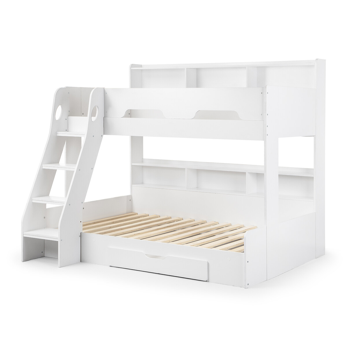 Zodiac Triple Sleeper Bunk Bed with Storage white, SO'HOME
