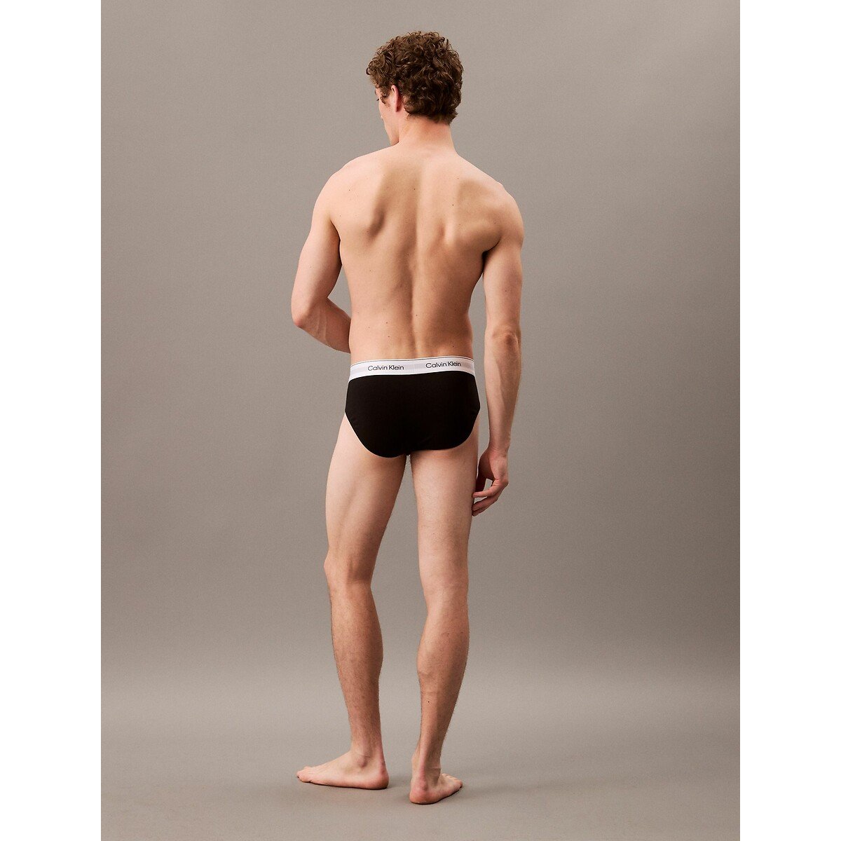 Confezione da 3 slip Icon Cotton Stretch nero + nero + nero, CALVIN KLEIN UNDERWEAR