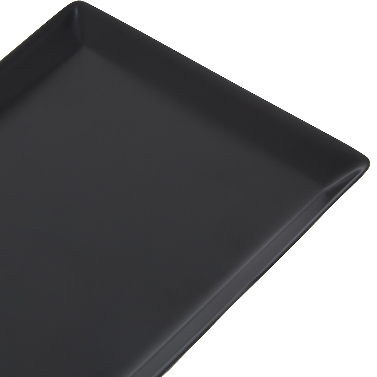 26cm Black Metal Tray black, FIFTY FIVE SOUTH