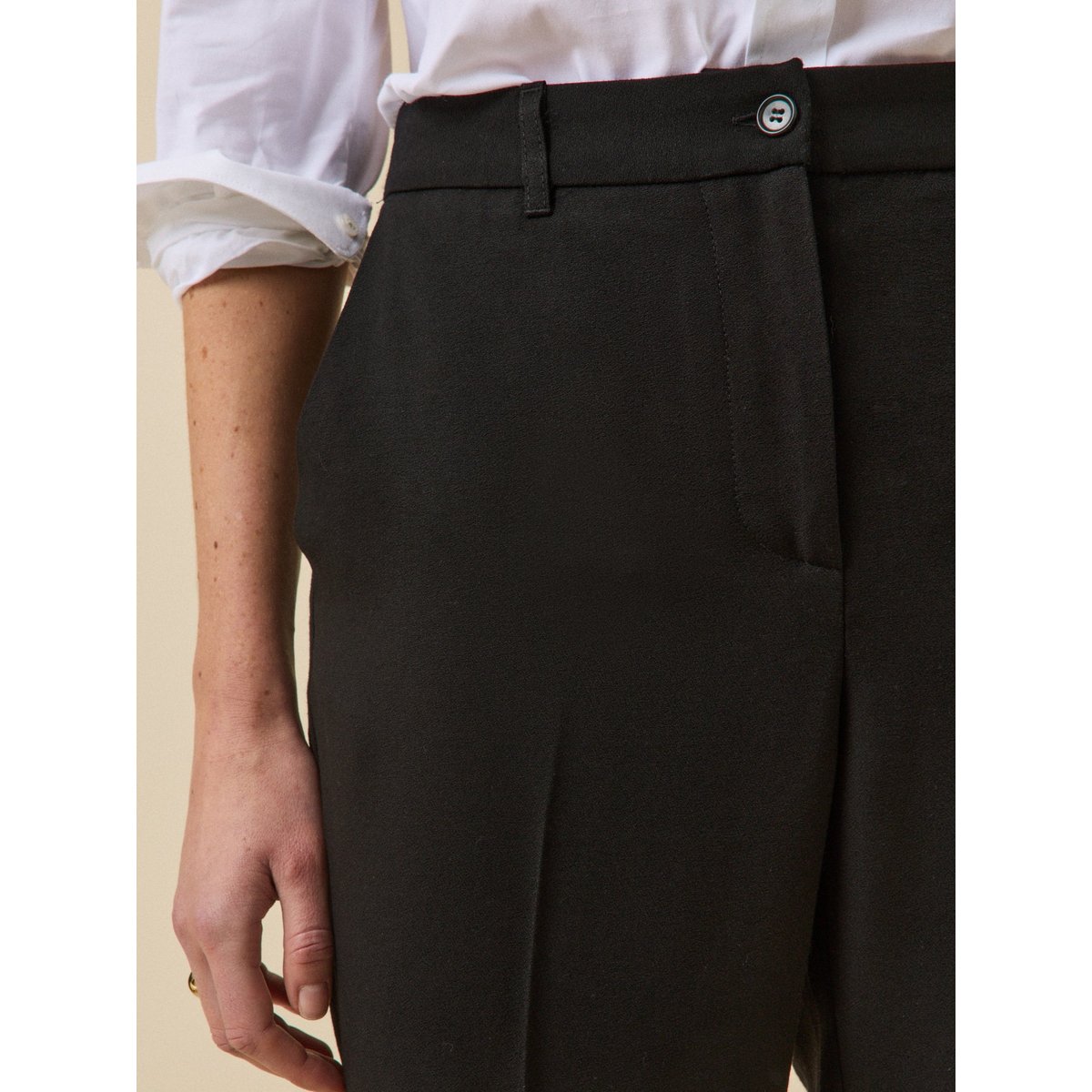 Pantalon fuselé Eugenie noir, CYRILLUS