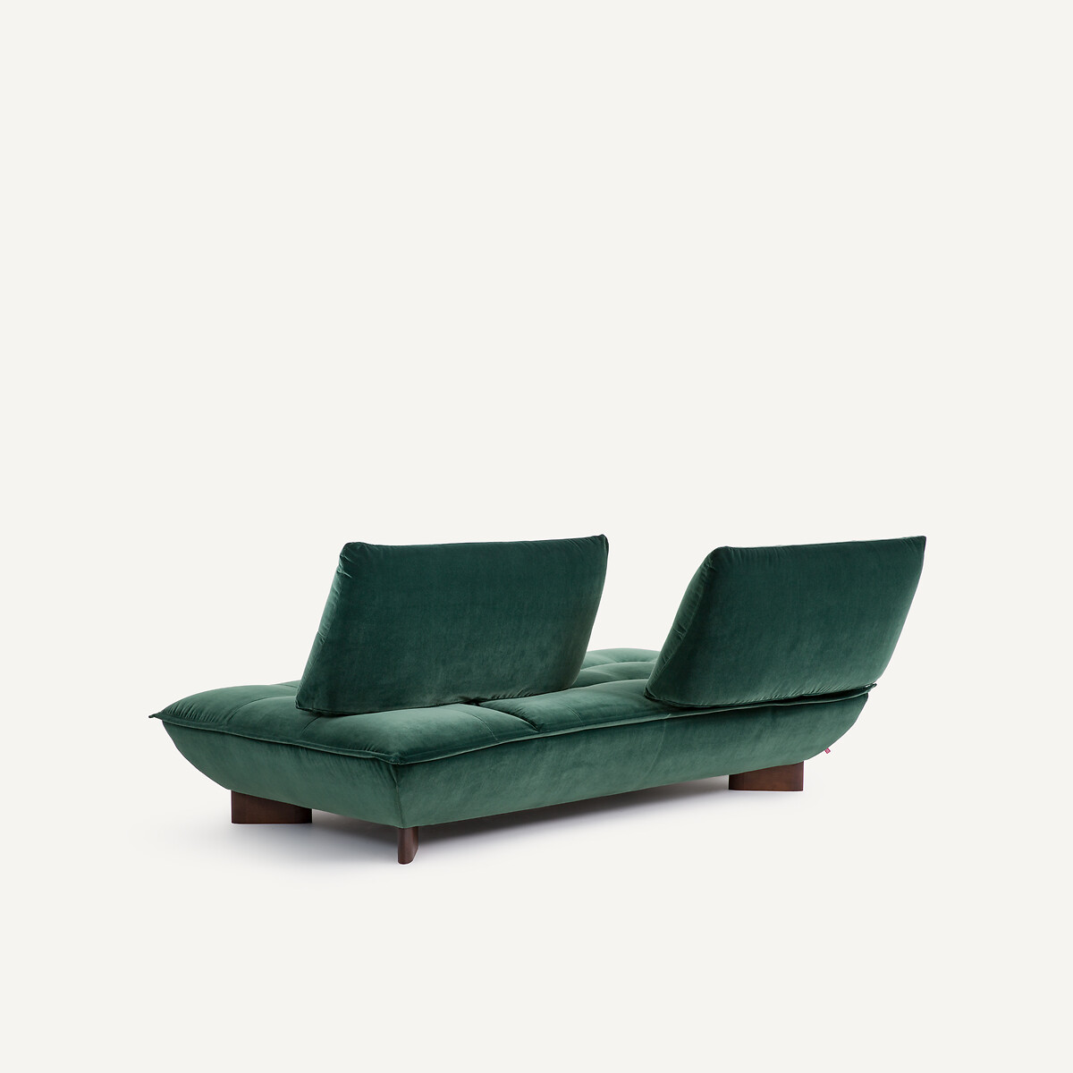 Banquette modulable en velours, KAORI vert tsar, AM.PM