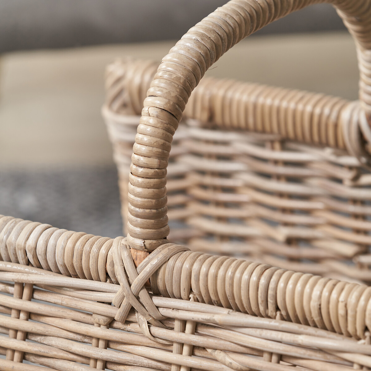 Kubu Trug Basket grey, ÉDITÉ