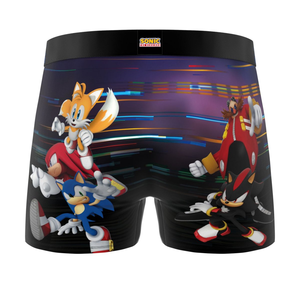 Lot De 3 Boxers Sonic bleu/noir/rouge, FREEGUN