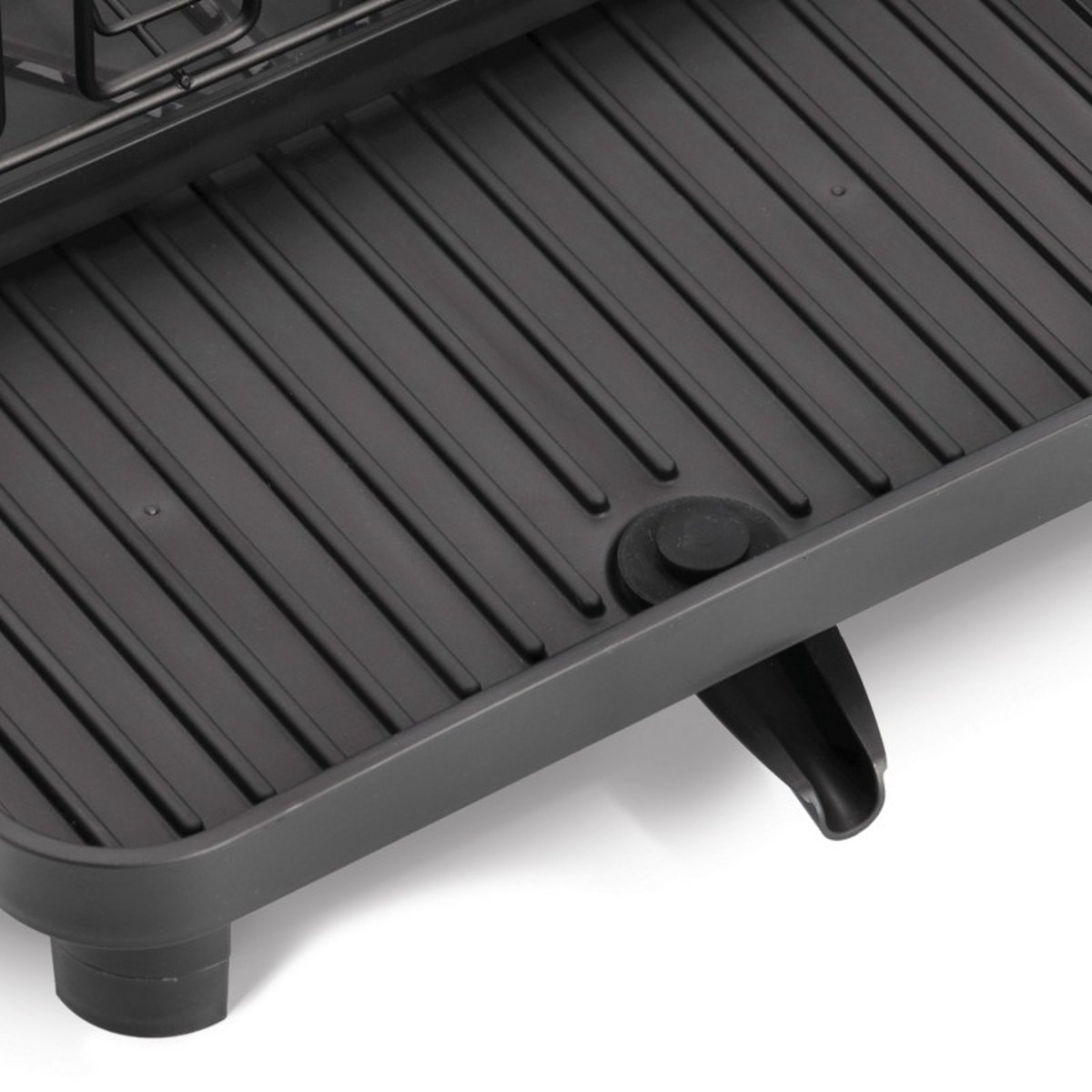 Egouttoir à vaisselle plastique métal noir, ZELLER PRESENT