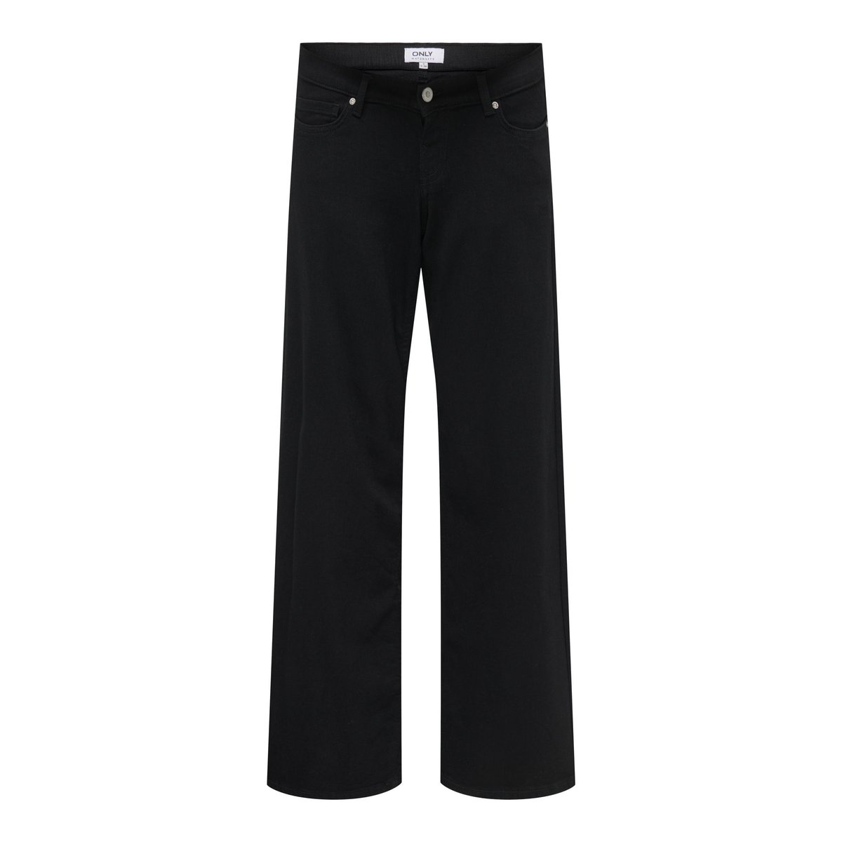 Jean À Jambe Large black denim, ONLY