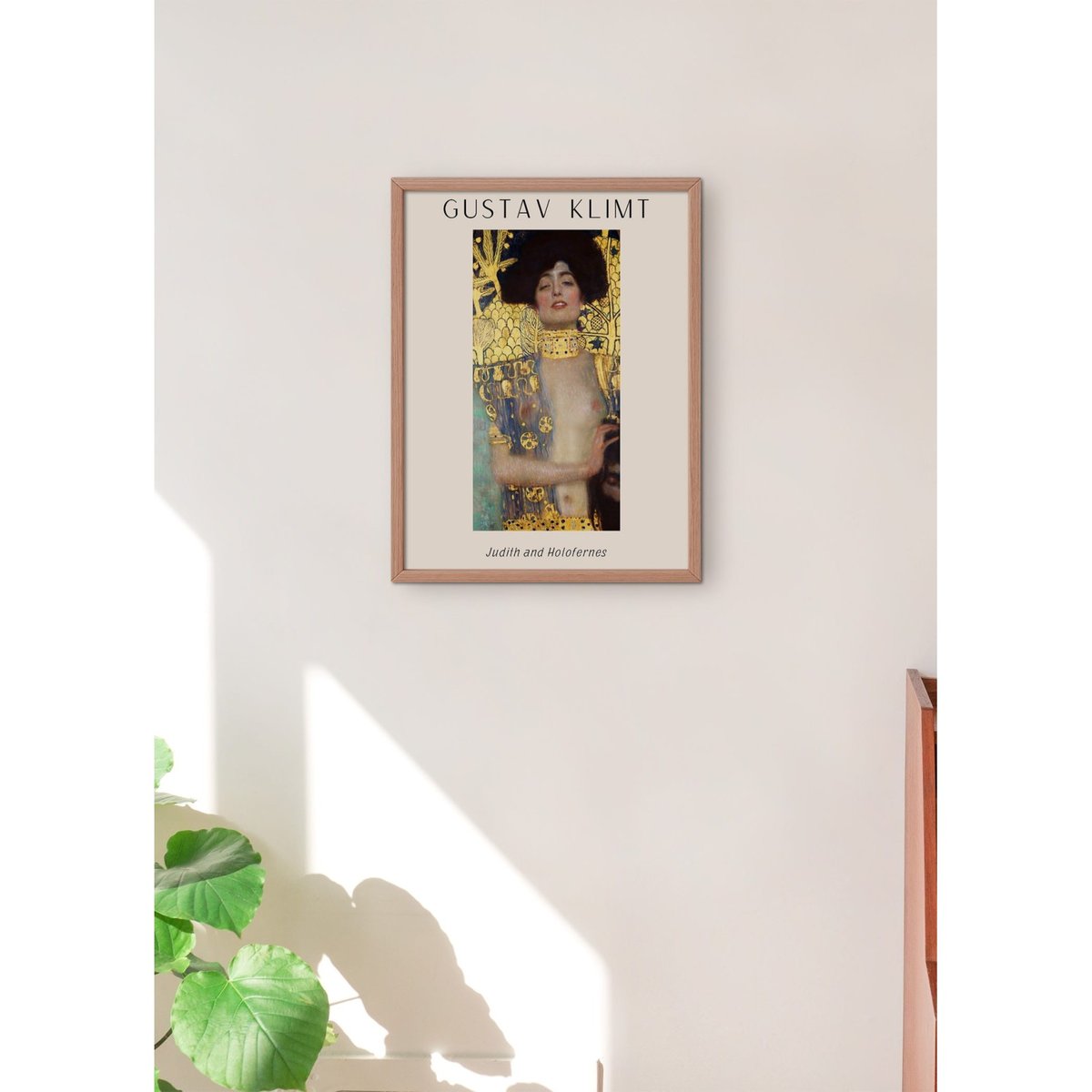 Affiche Gustav Klimt « Judith and Holofernes » blanc, L'AFFICHERIE