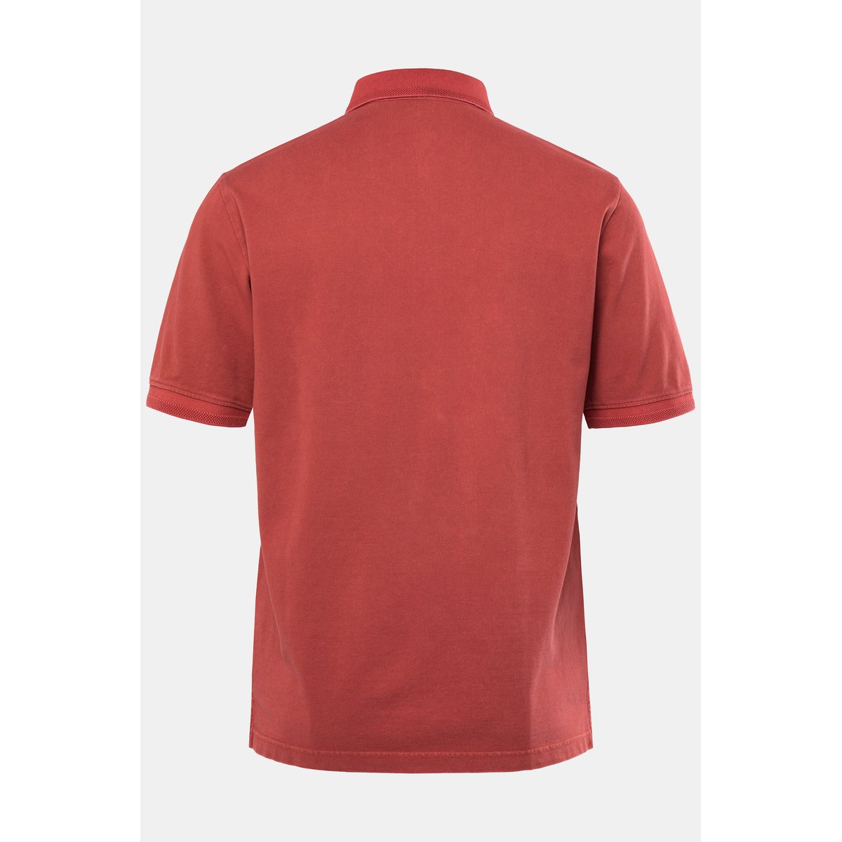 Polo style vintage. Manches courtes rouge brique, JP1880