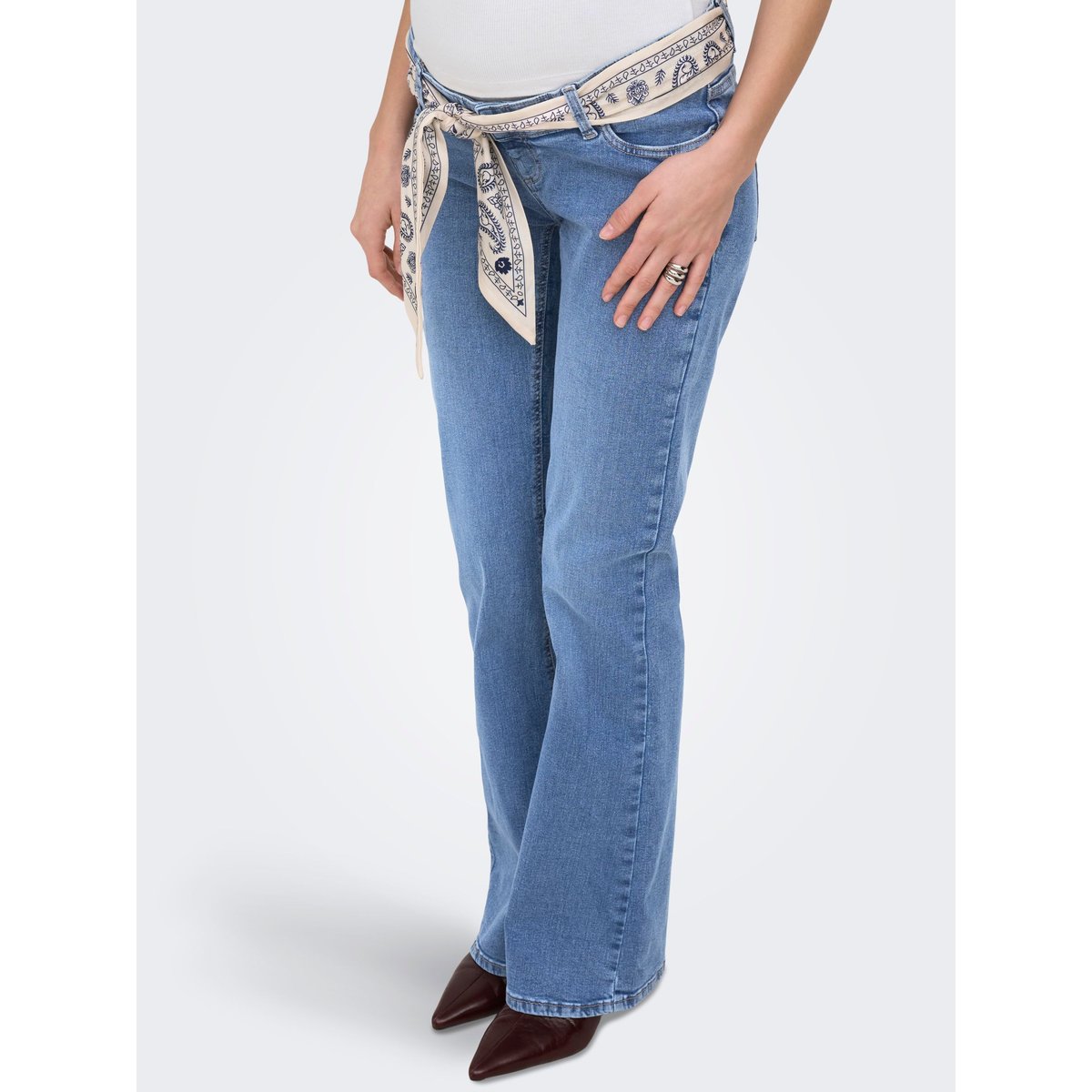 Jean Flared light blue denim, ONLY