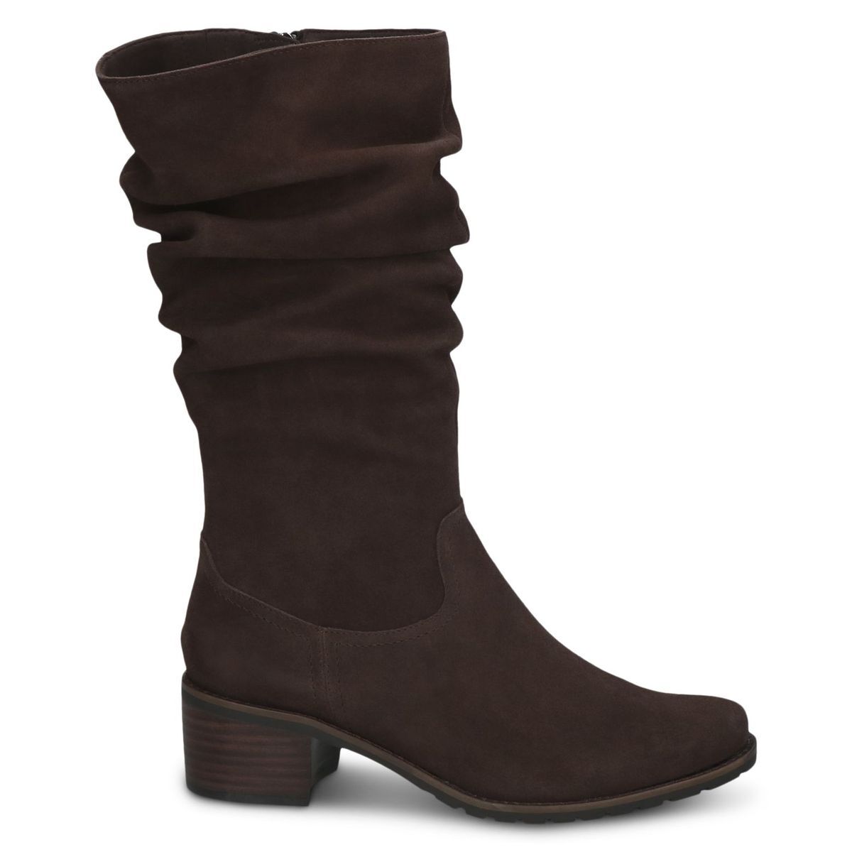 Bottine en cuir marron acajou, CAPRICE