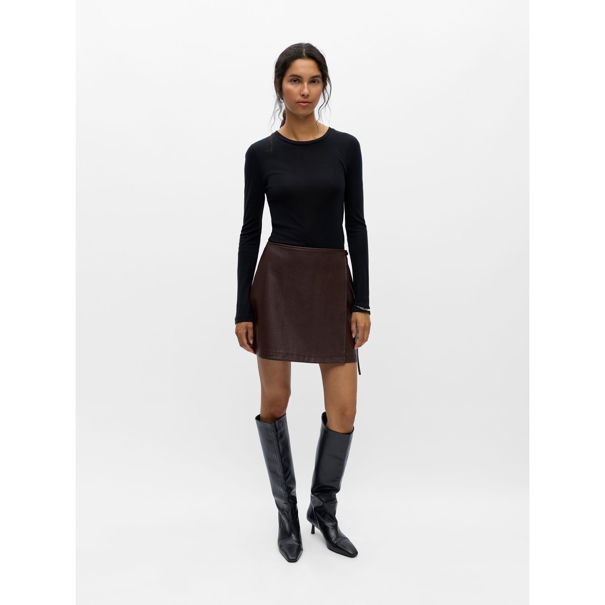 Mini-Jupe marron - seal brown1, OBJECT