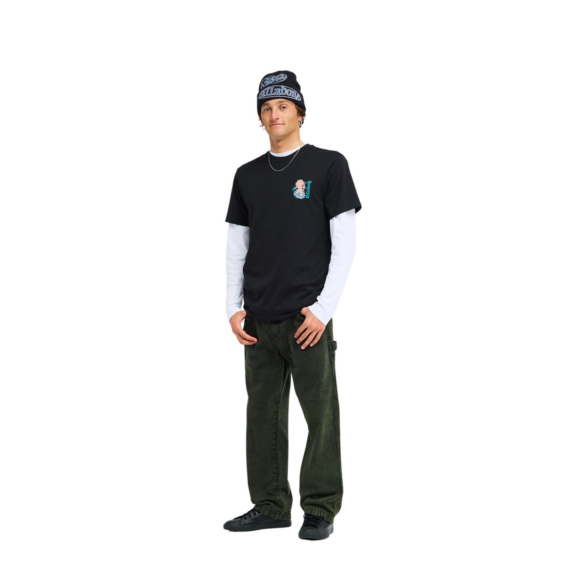 T shirt manches courtes EVIL TWIN noir black, BILLABONG