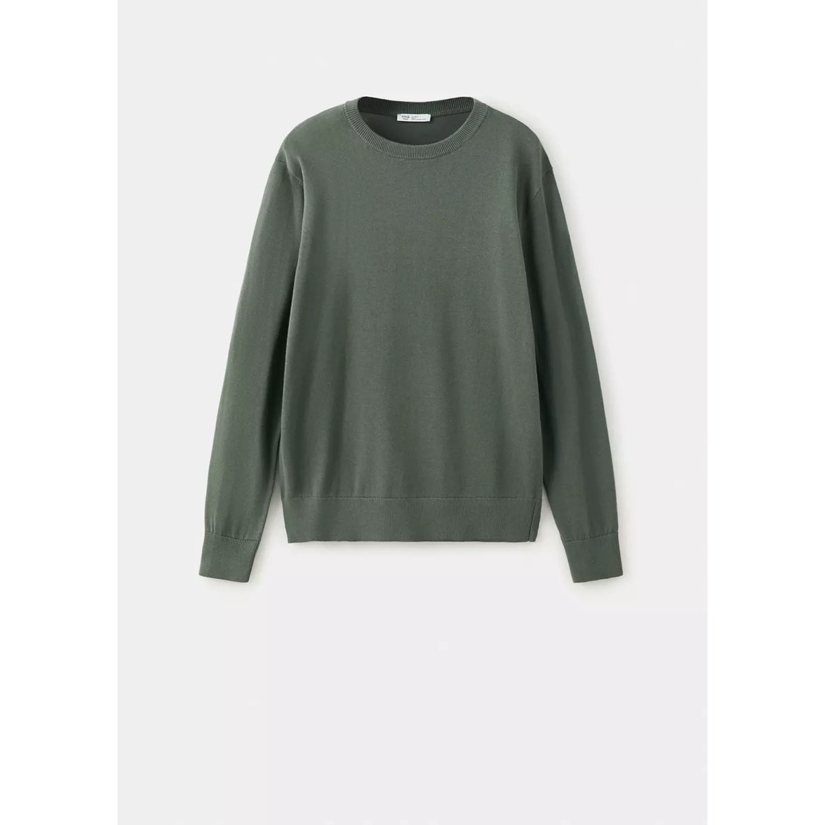 Pull-over maille coton vert, MANGO TEEN