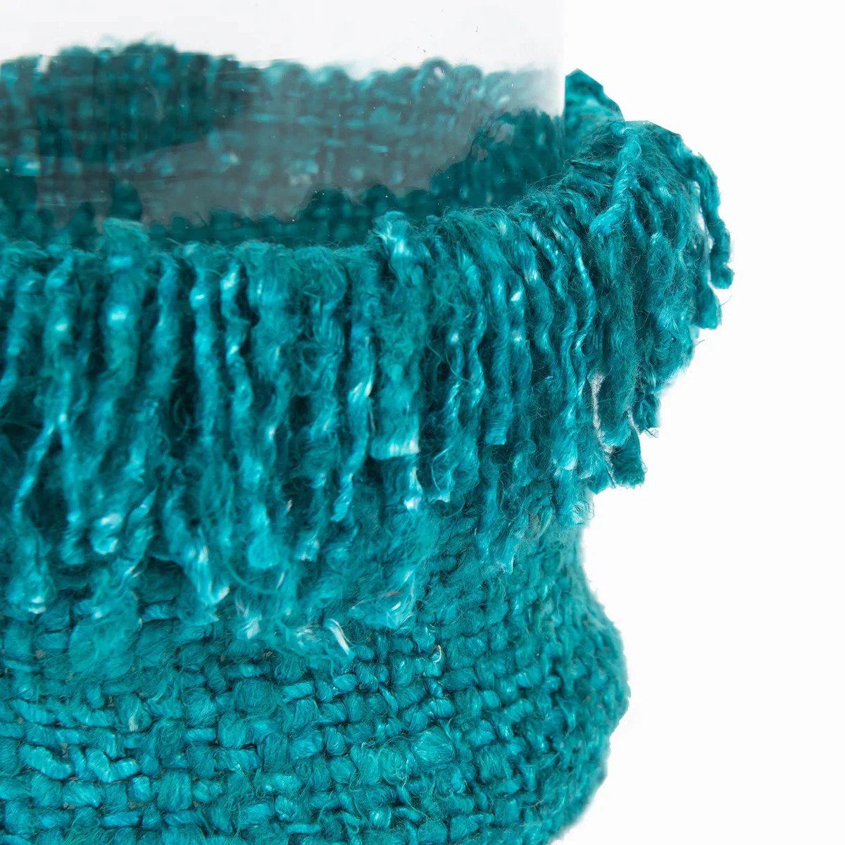 Bougeoir en coton OH MY GEE aqua, BAZAR BIZAR
