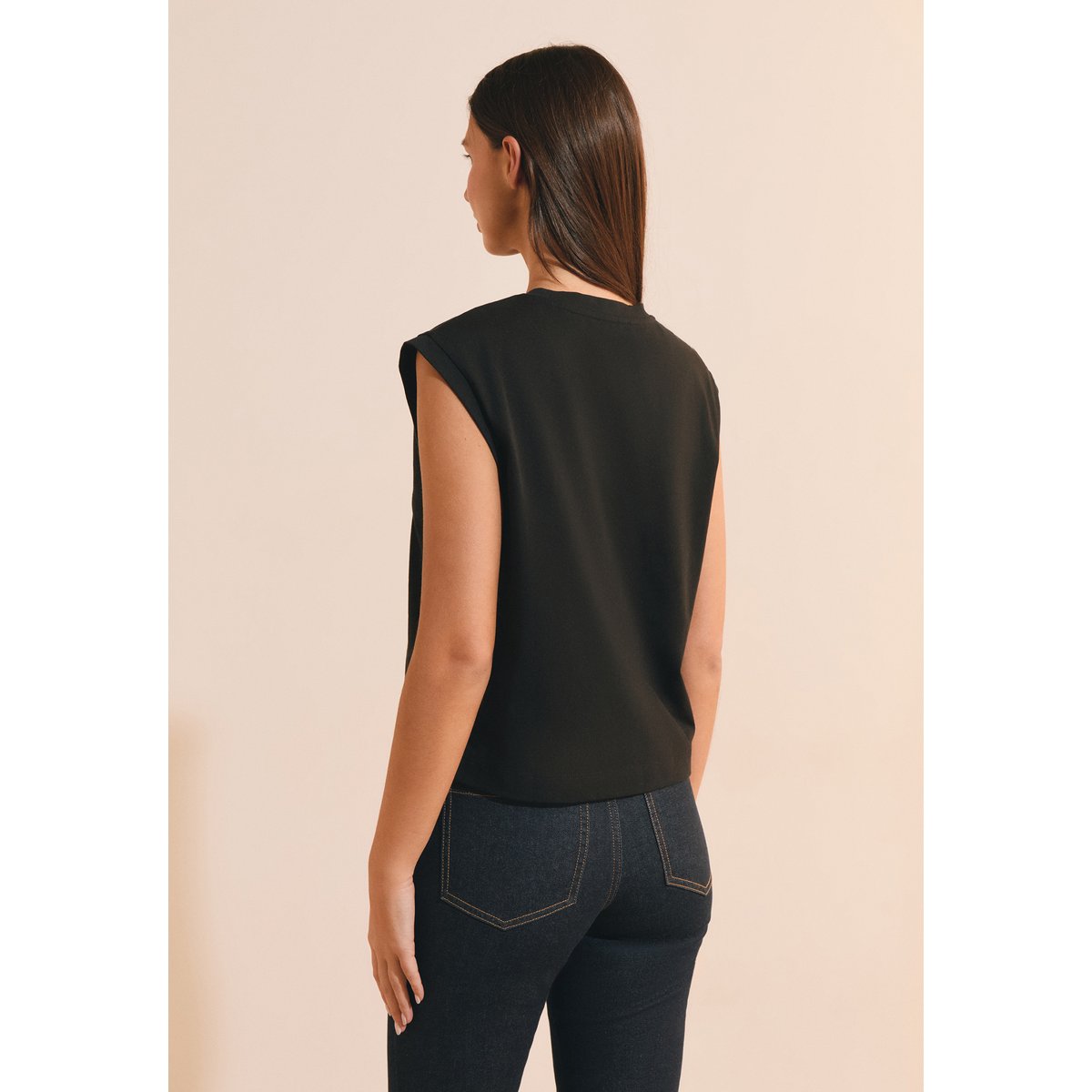 T-shirt sans manches en coton ANTOINE TS noir, ETAM