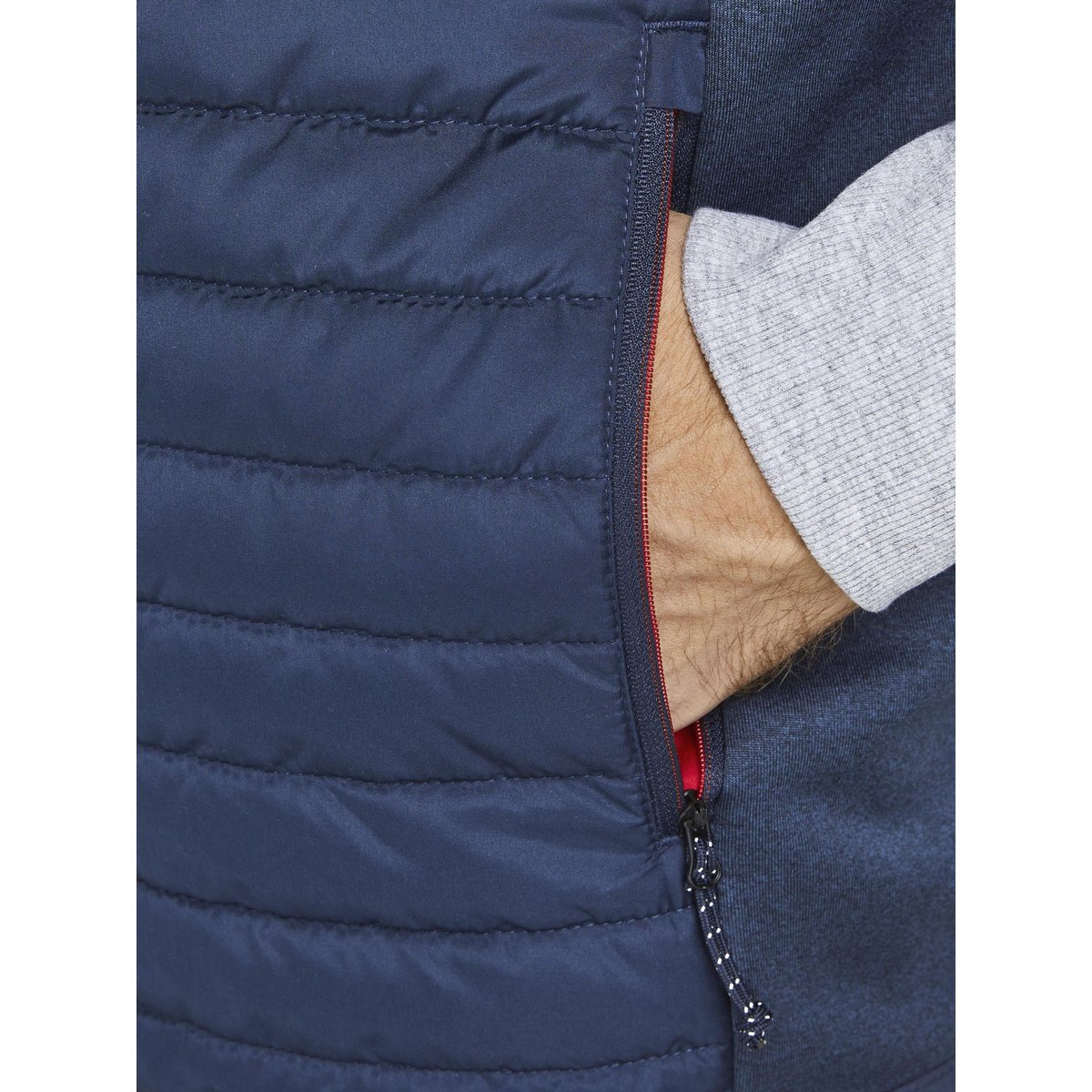 Doudoune sans manches légère Multi bleu marine, JACK & JONES