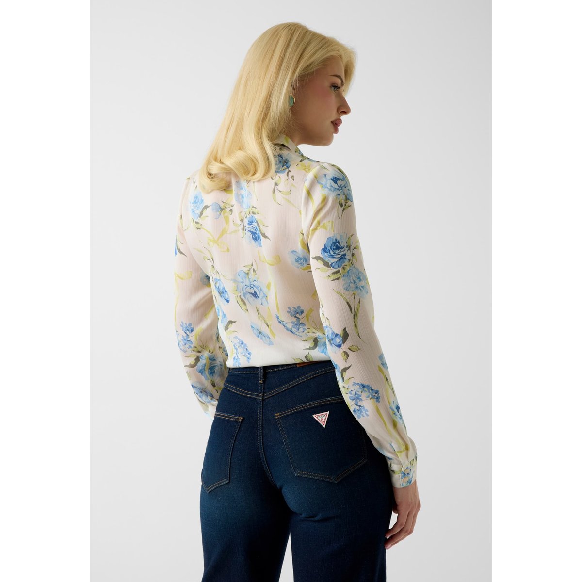Chemise À Imprimé Fleuri fantaisie florale, GUESS