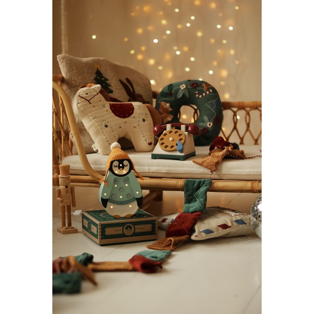 Lampe Veilleuse Pingouin bleu, LITTLE LIGHTS